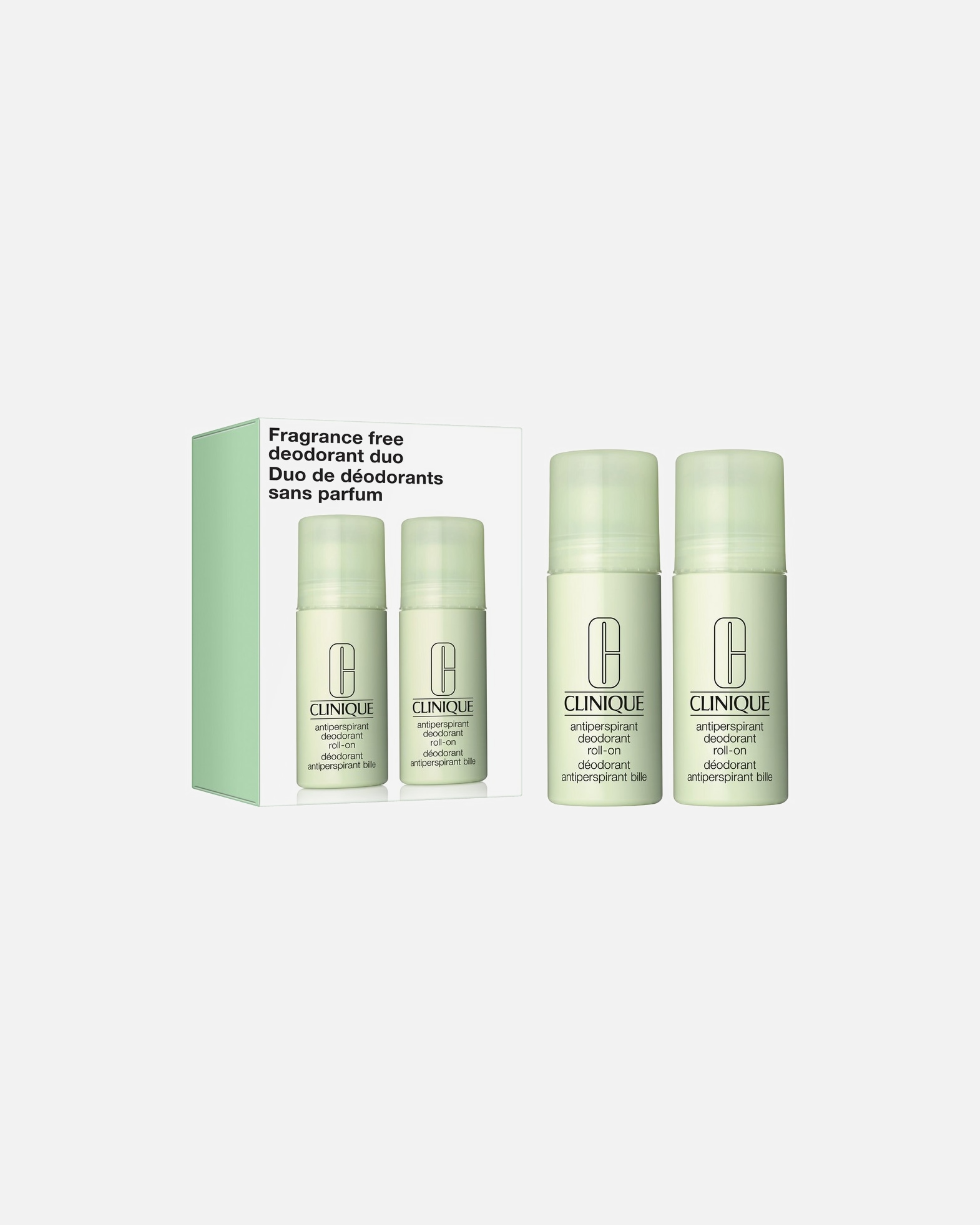 Deodorant für Unisex Clinique Fragrance Free Duo 1 Stück