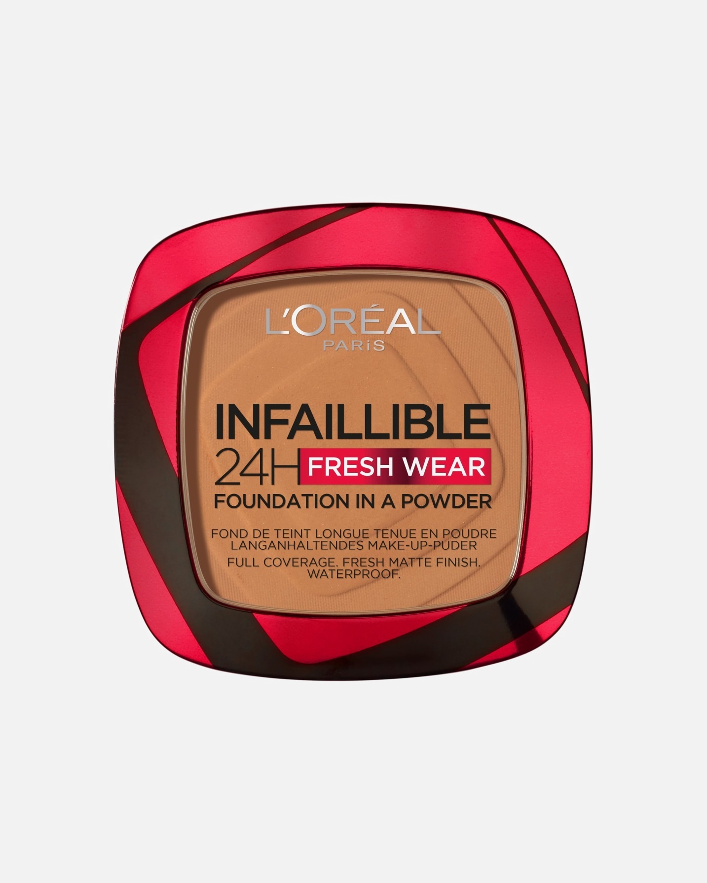 Foundation für Unisex L’Oréal Paris Infaillible 24H Fresh Wear Make-Up-Puder Nr. 330 - Hazelnut