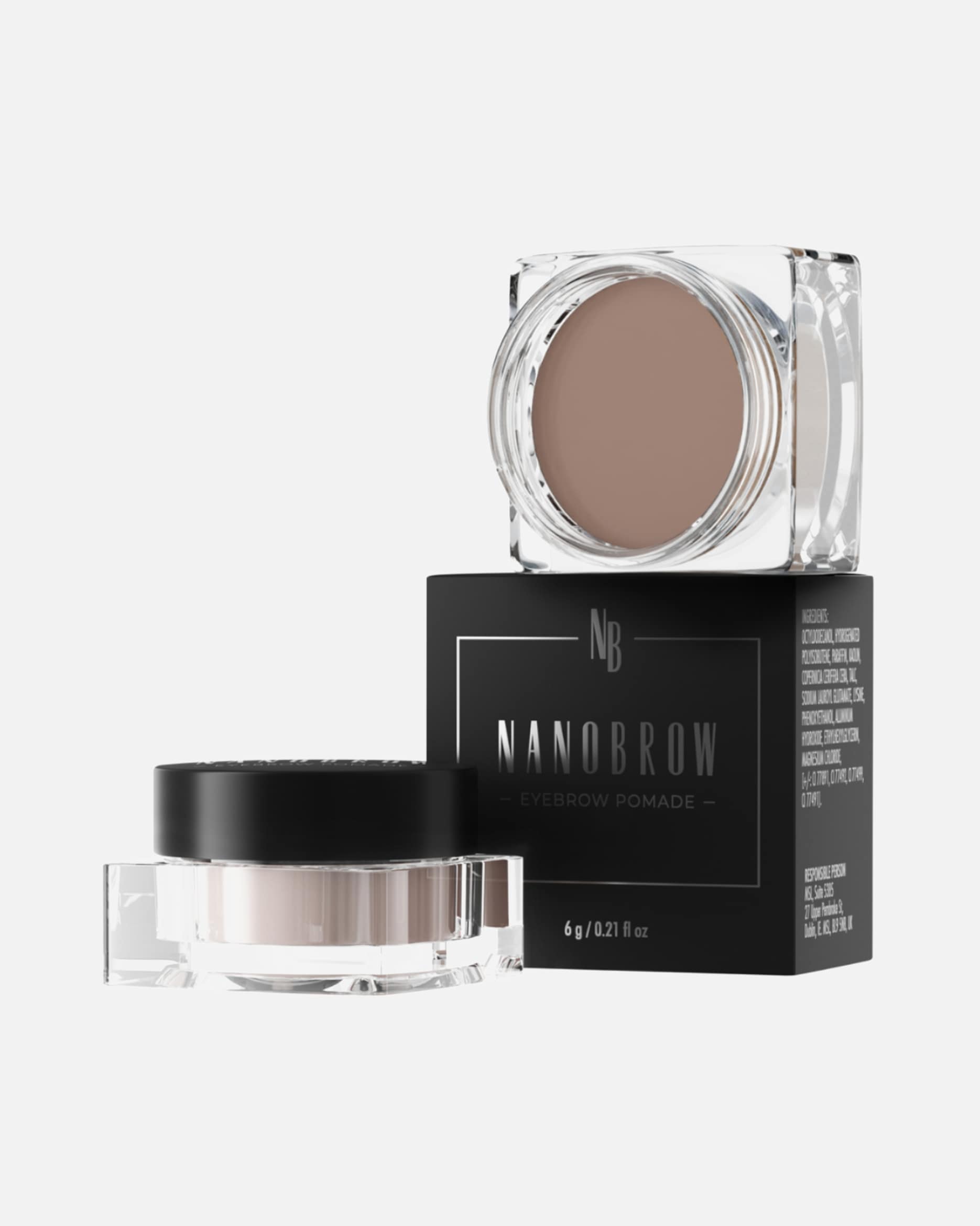 Augenbrauenfarbe für Unisex NANOBROW Eyebrow Pomade Medium Brown MEDIUM BROWN