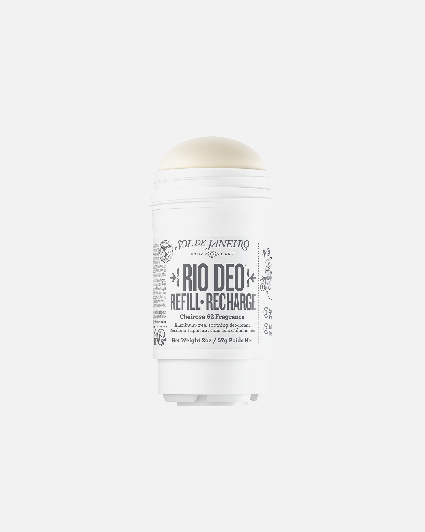 Deodorant für Unisex Sol de Janeiro Rio Deo Cheirosa 62 Fragrance 57 g - Refill
