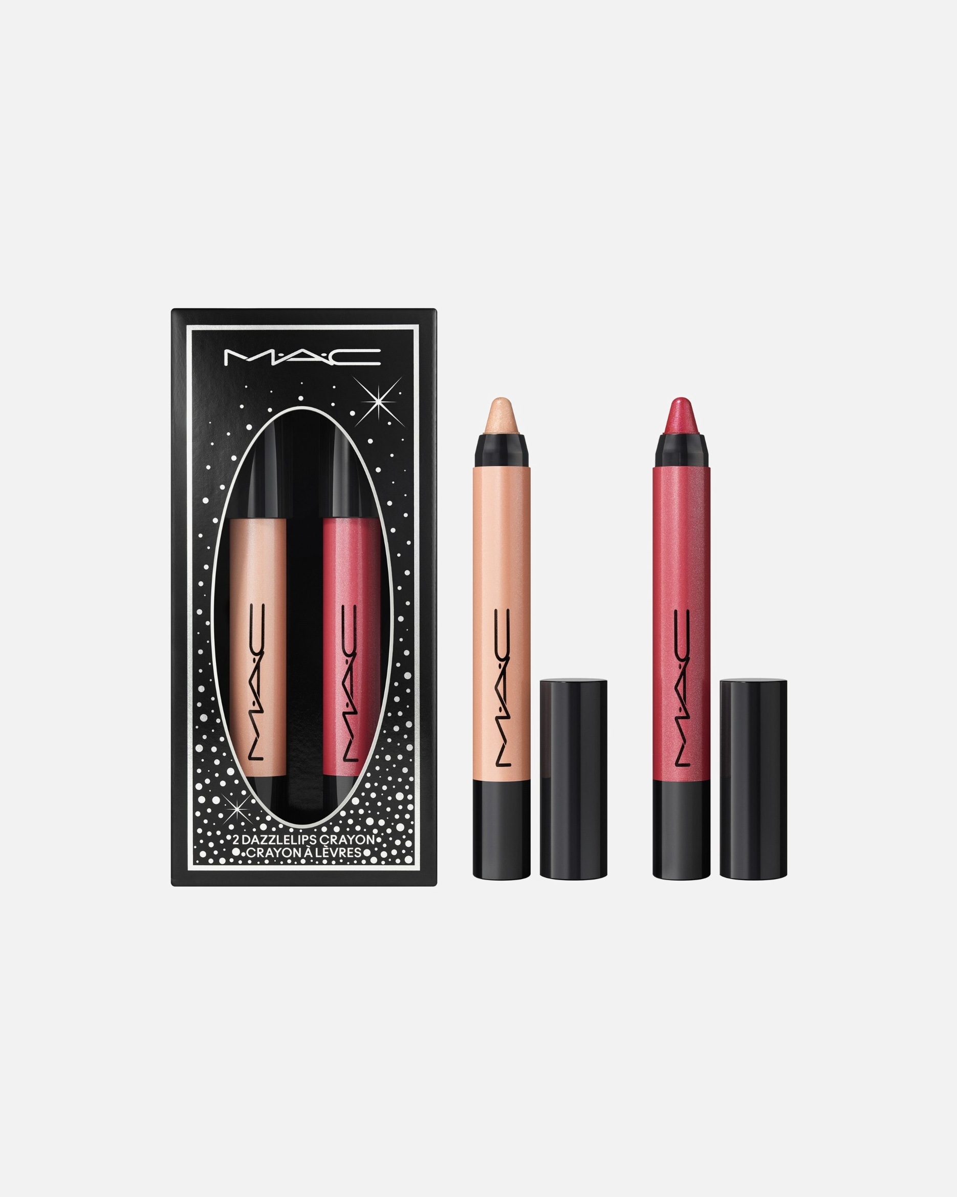 Lippen Make-up Set für Unisex MAC DECADENT DAZZLE LIPS CRAYON DUO 1 Stück