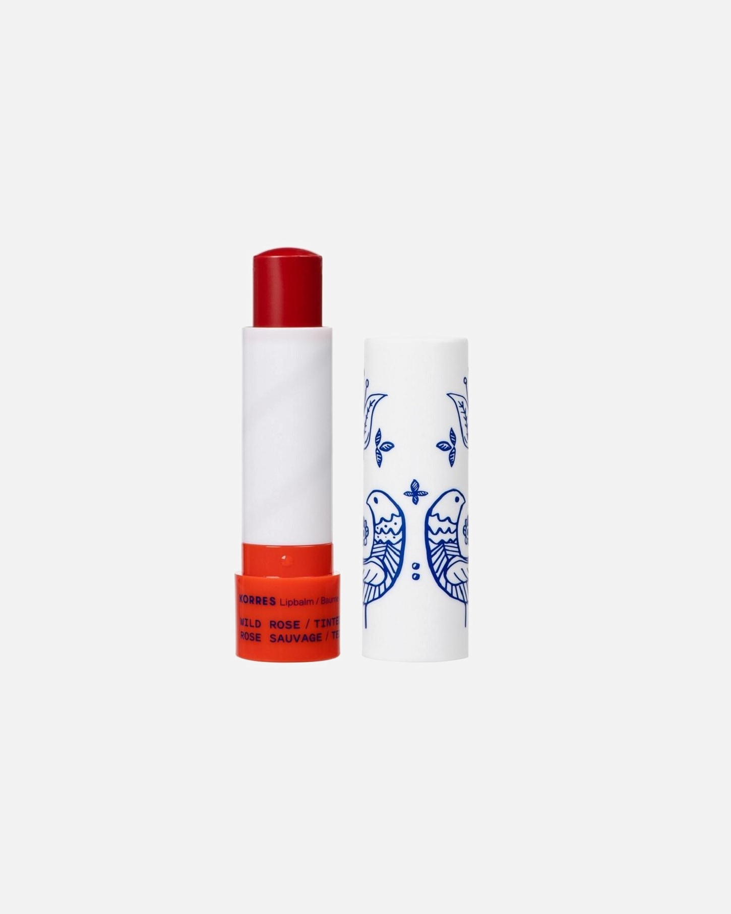 Lippenbalsam für Unisex KORRES Lip Balm Wild Rose - getönt red