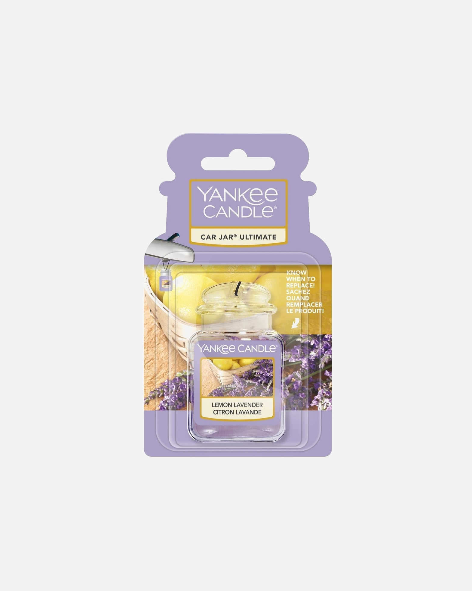 Autoduft für Unisex YANKEE CANDLE Car Jar® Ultimate 24 g - Lemon Lavender