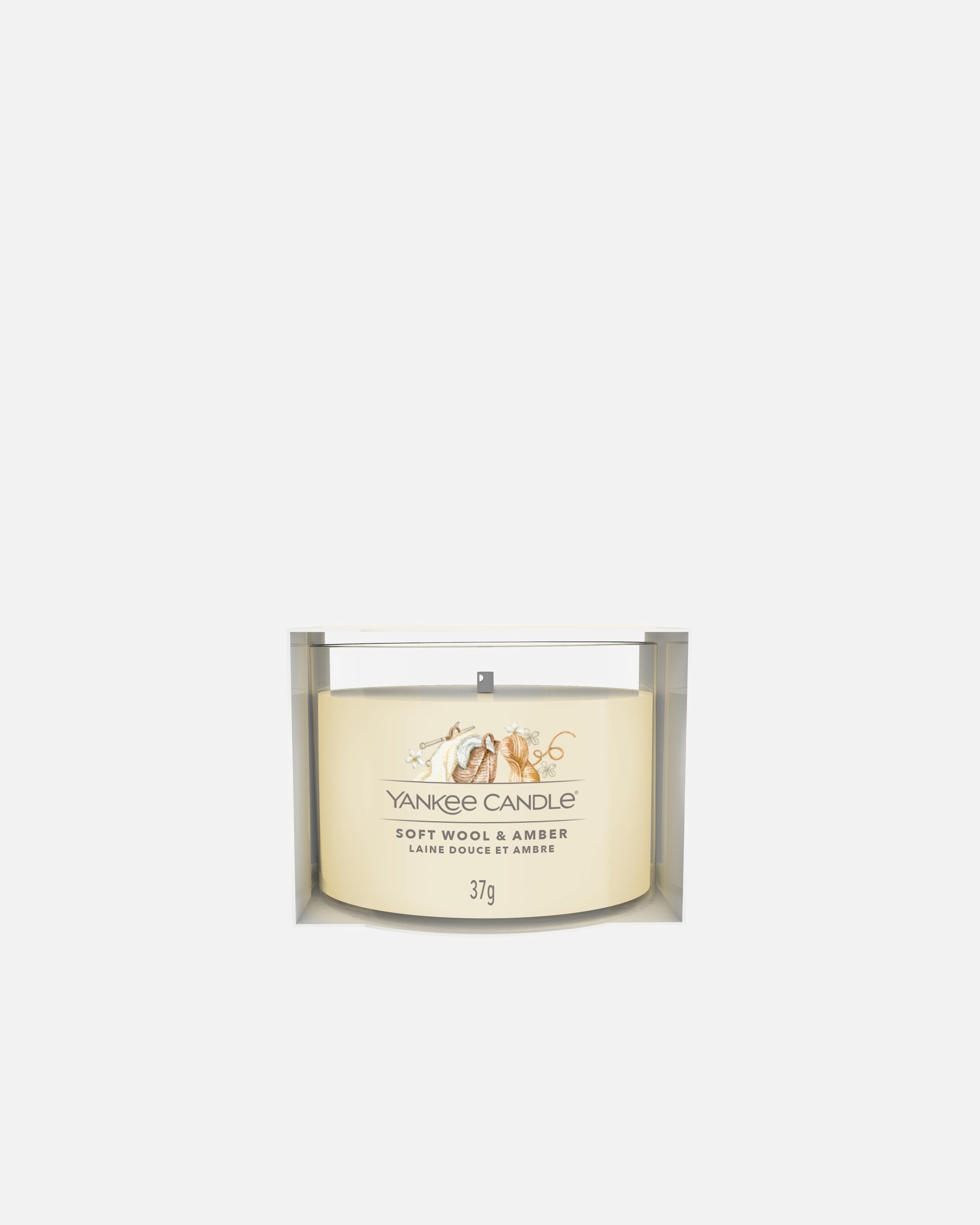 Kerze für Unisex YANKEE CANDLE Soft Wool & Amber 37 g - Mini