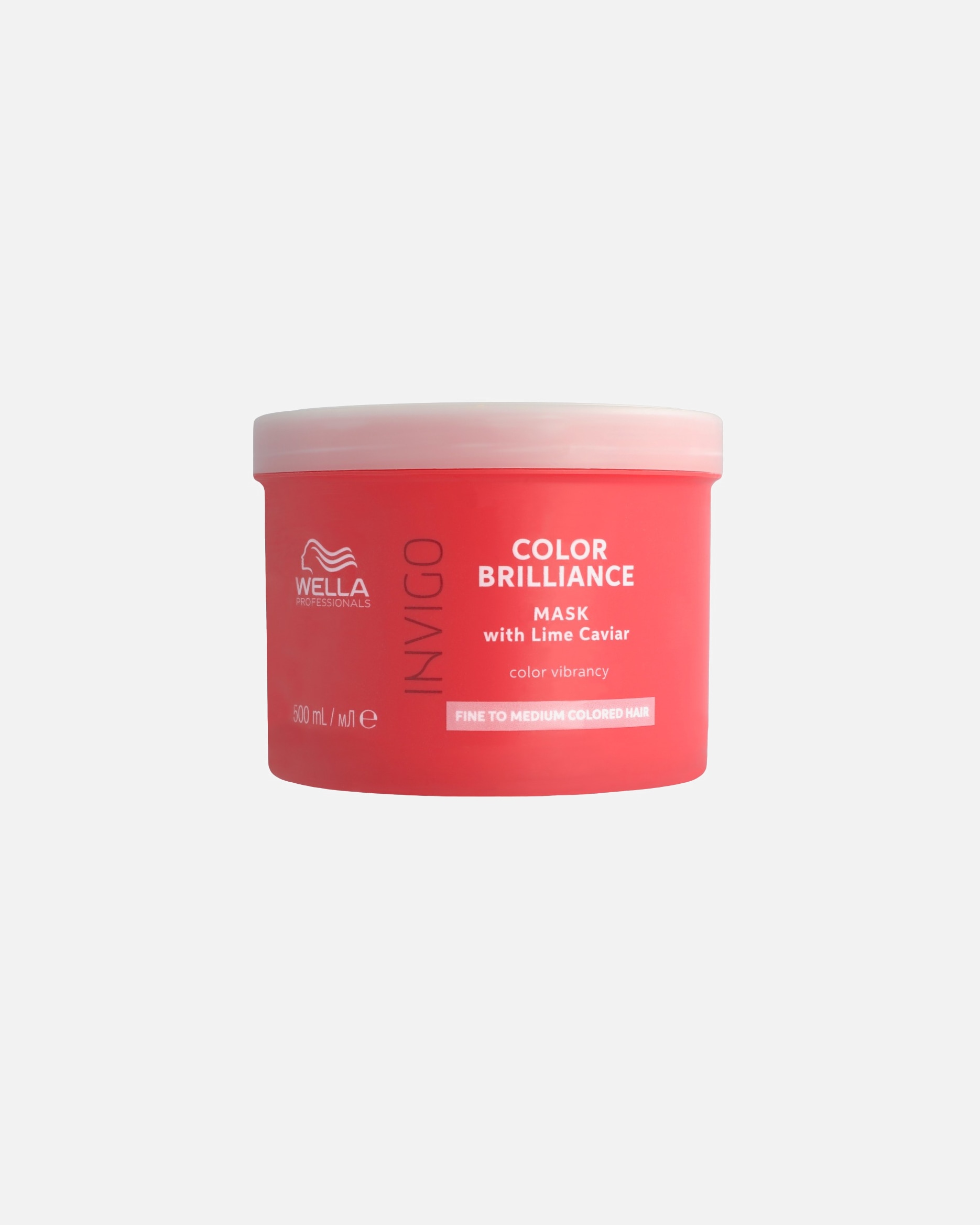 Haarmaske für Unisex Wella INVIGO Color Brilliance with Lime Caviar - Fine to Medium Coloured Hair 500 ml
