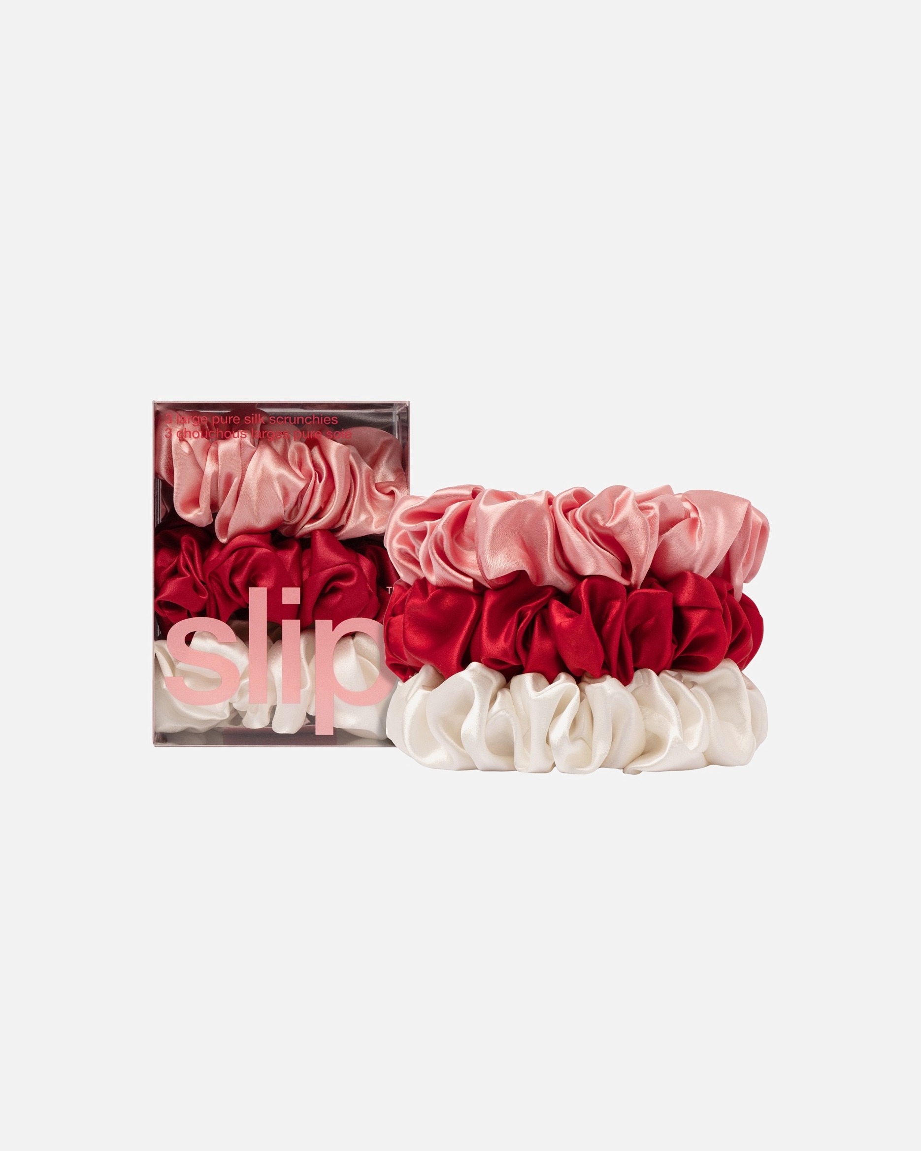 Haarschmuck für Unisex Slip Scrunchies - Rosig 1 Stück