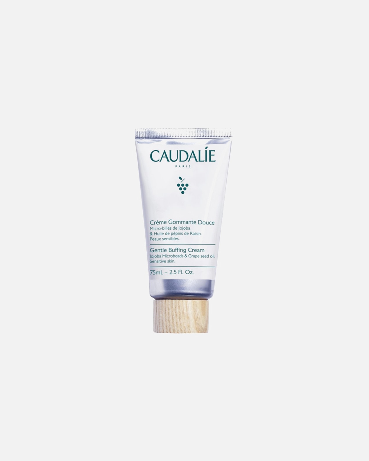 Gesichtspeeling für Unisex Caudalie Vinoclean Mildes 75 ml