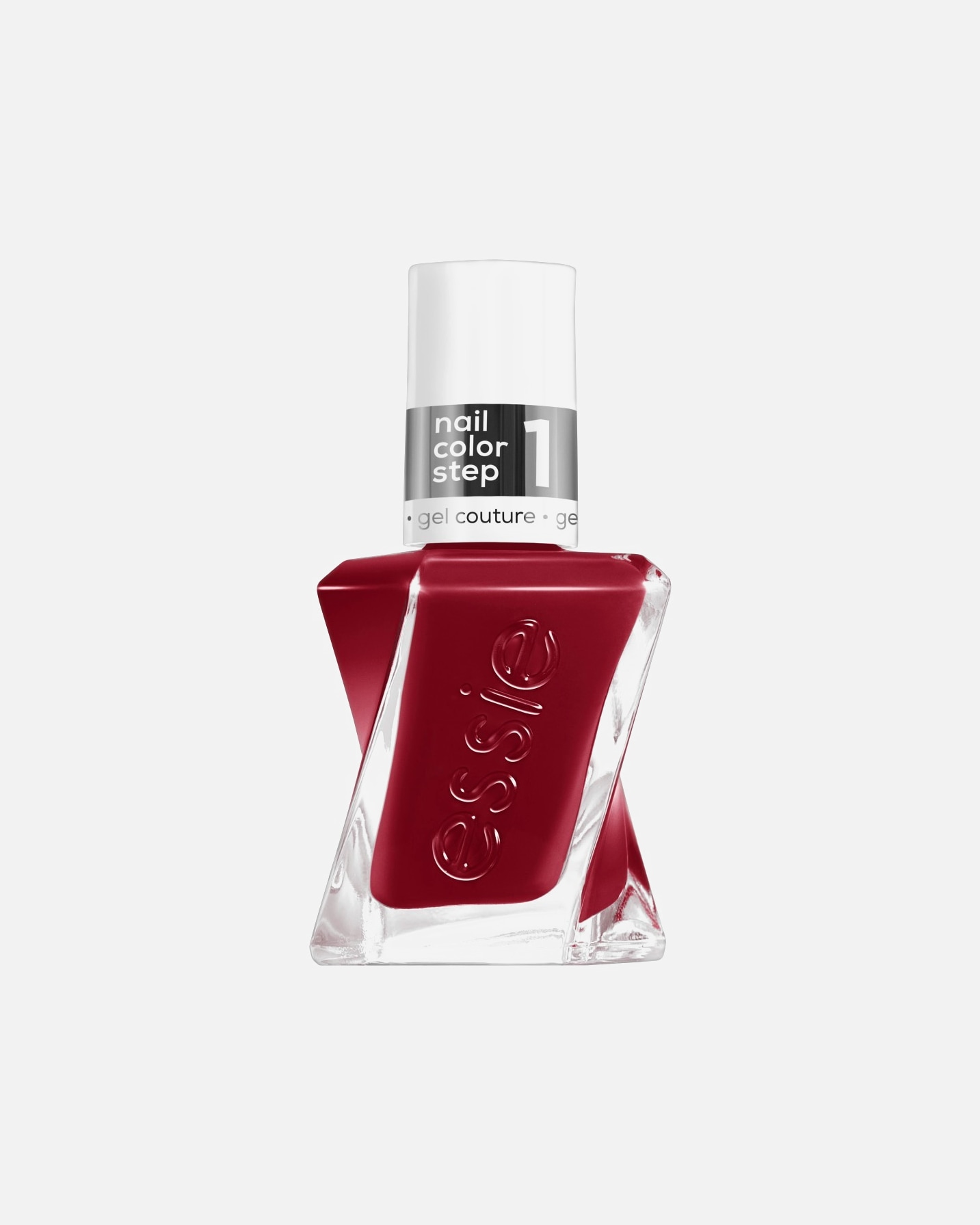 Nagellack für Unisex essie Gel Couture Langanhaltend 509 - PAINT THE GOWN RED
