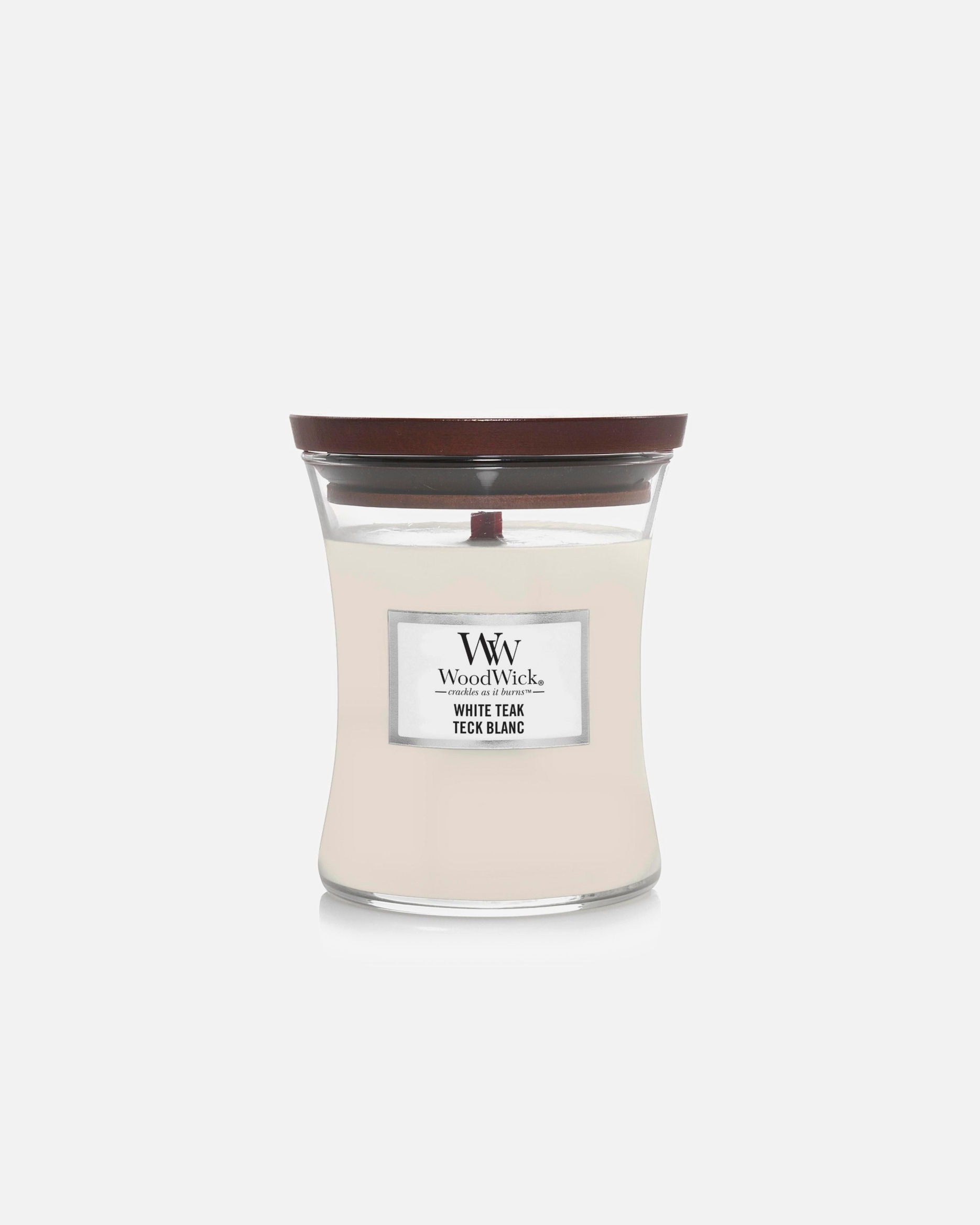 Kerze für Unisex WoodWick White Teak 658 Gramm