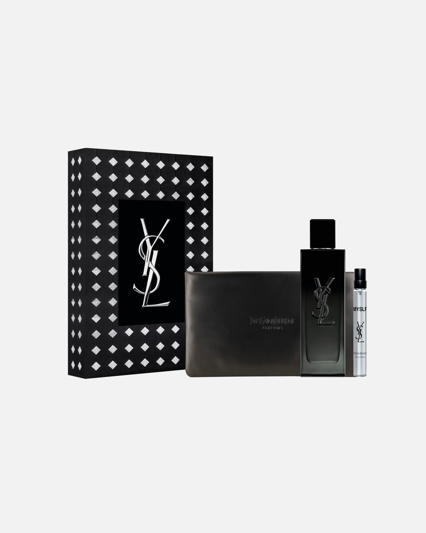 Duftset für Männlich Yves Saint Laurent MYSLF Eau de Parfum 100 ml + 10 ml + Pouch 1 Stück