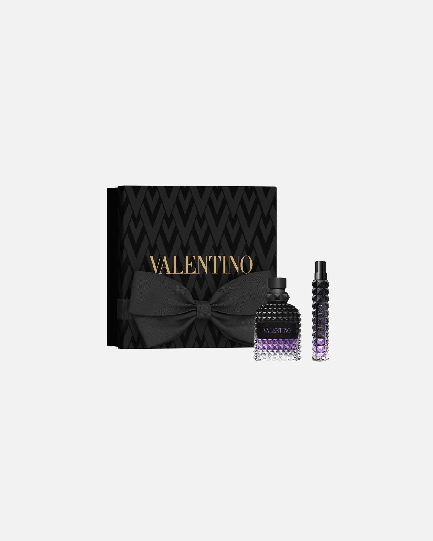 Duftset für Männlich Valentino Born In Roma Uomo Purple Eau de Toilette 50 ml + 10 ml 1 Stück