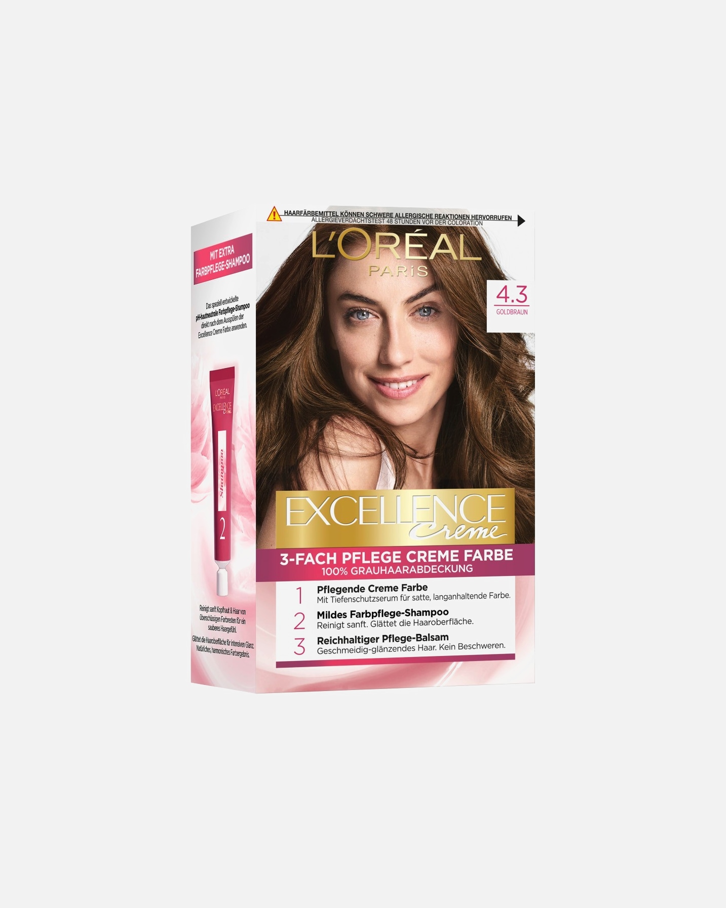 Haarfarbe für Weiblich L’Oréal Paris Excellence Crème Goldbraun 4,30