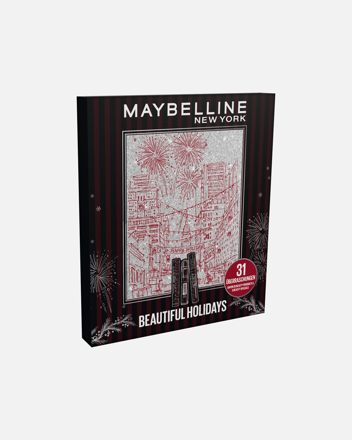 Adventskalender für Unisex Maybelline MAKE-UP & PFLEGE 31er 2026 1 Stück