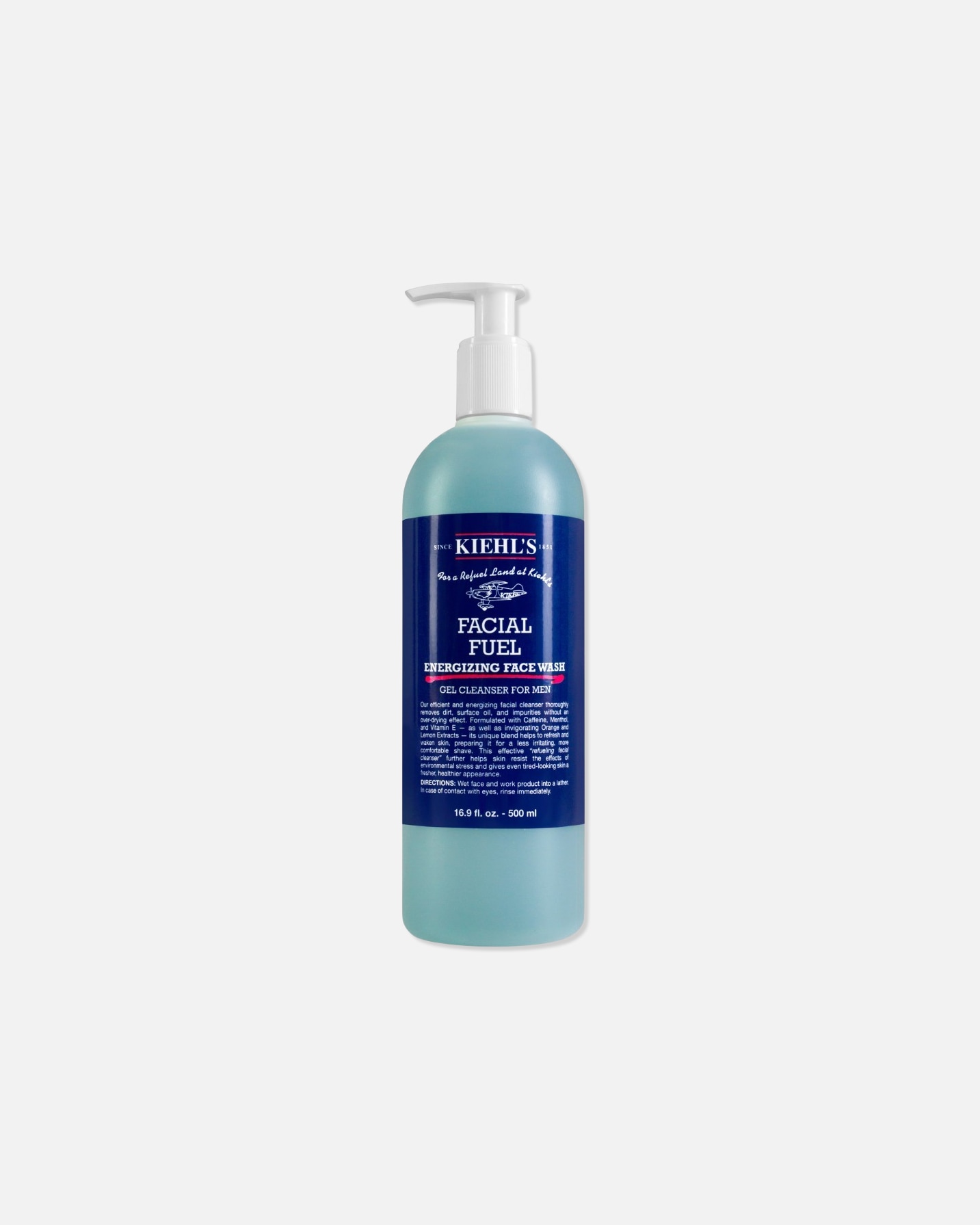 Reinigungsgel für Männlich Kiehl’s Facial Fuel Invigorating Face Wash 500 ml