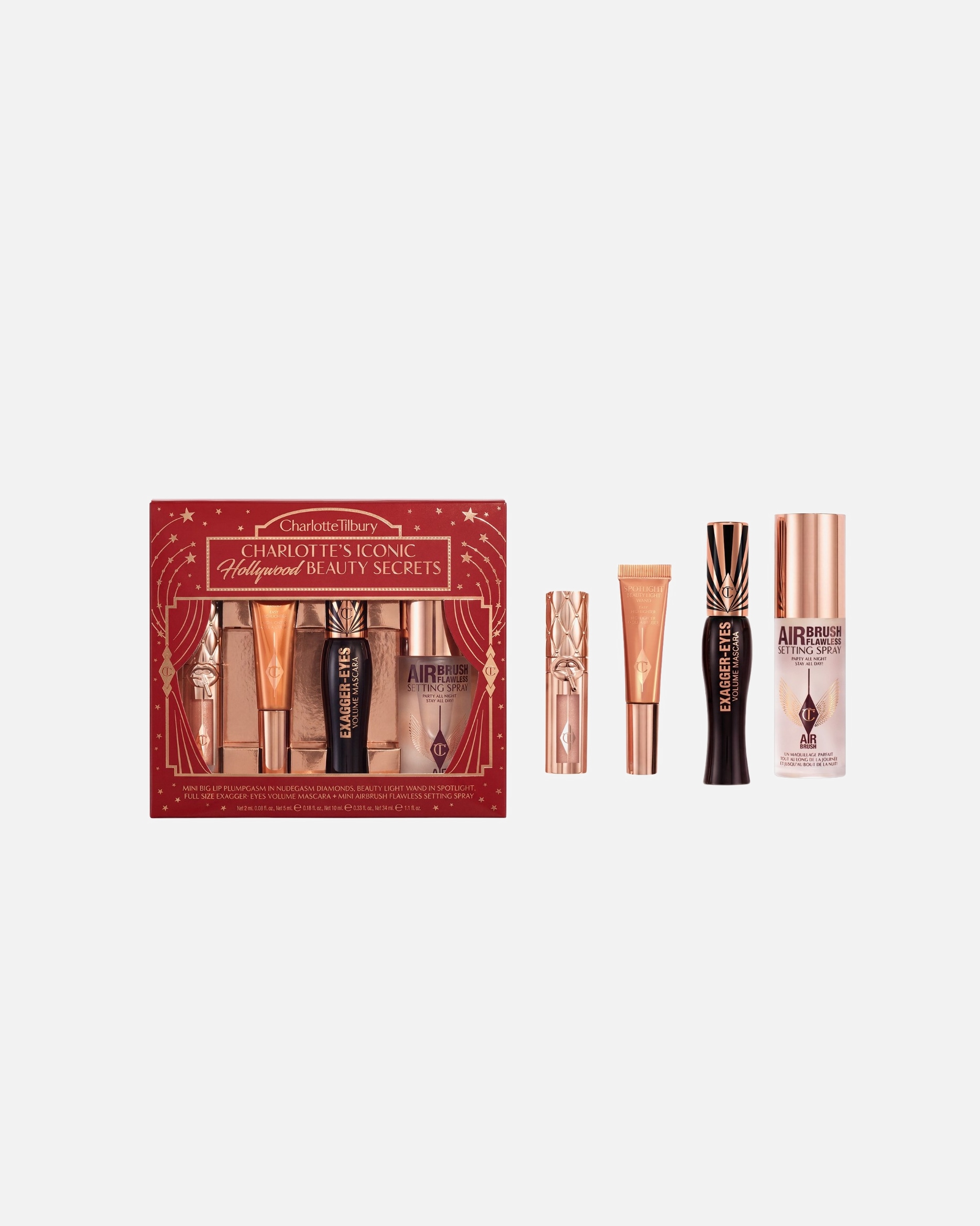 Teint Make-up Set für Unisex Charlotte Tilbury CHARLOTTE'S ICONIC HOLLYWOOD BEAUTY SECRETS