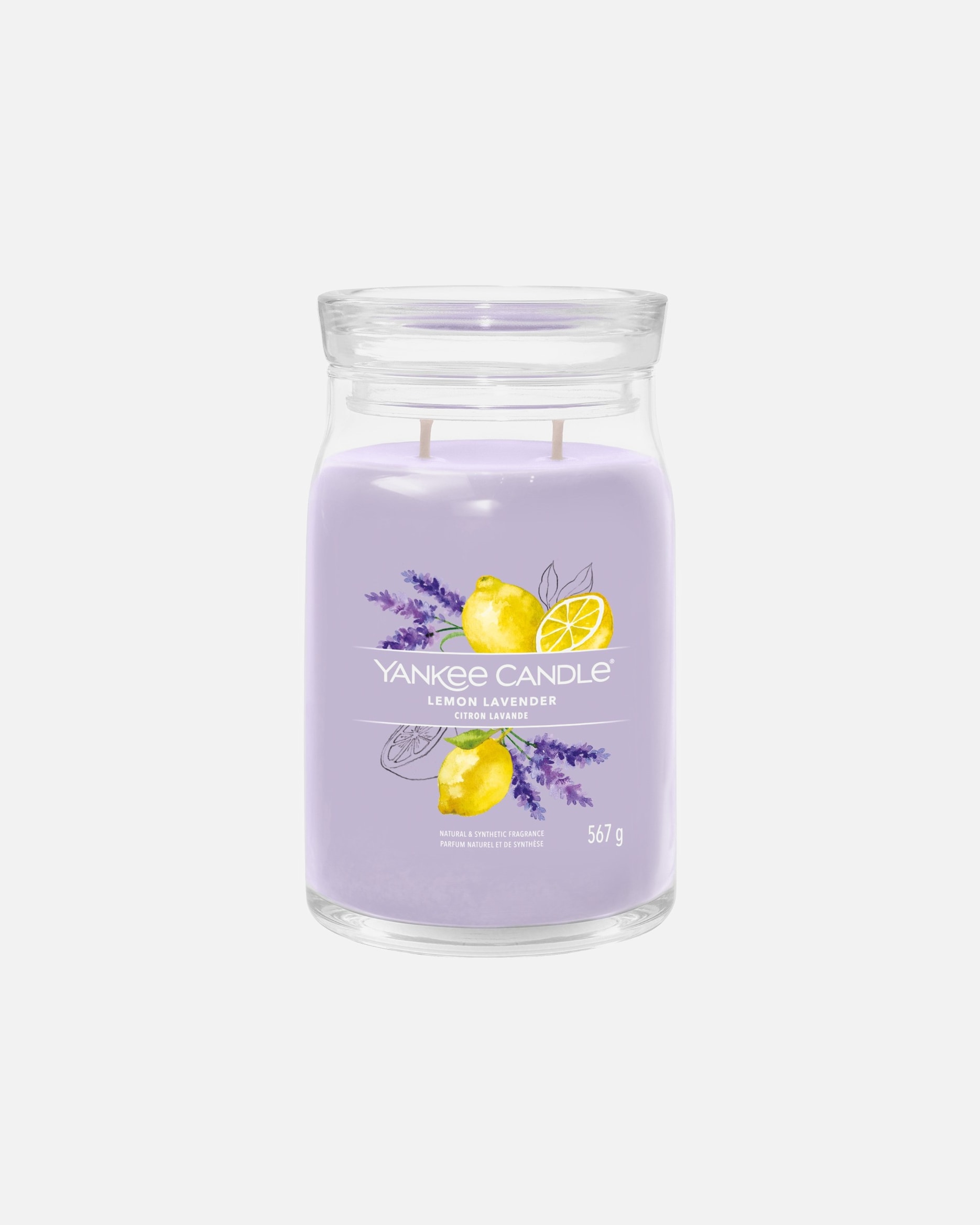 Kerze für Unisex YANKEE CANDLE Lemon Lavender 567 g - Signature