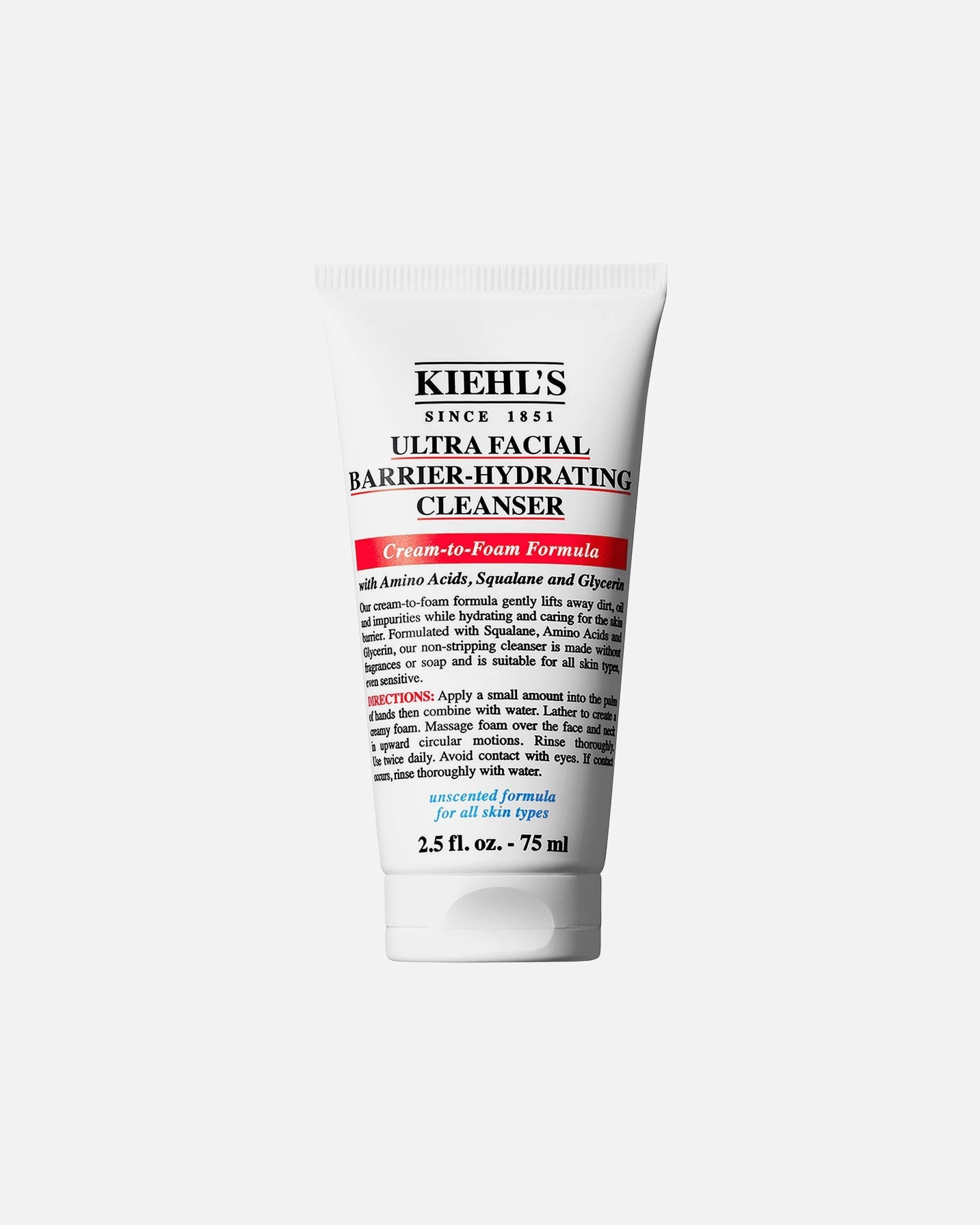 Reinigungsgel für Unisex Kiehl’s Ultra Facial Barrier-Hydrating Cleanser 75 ml