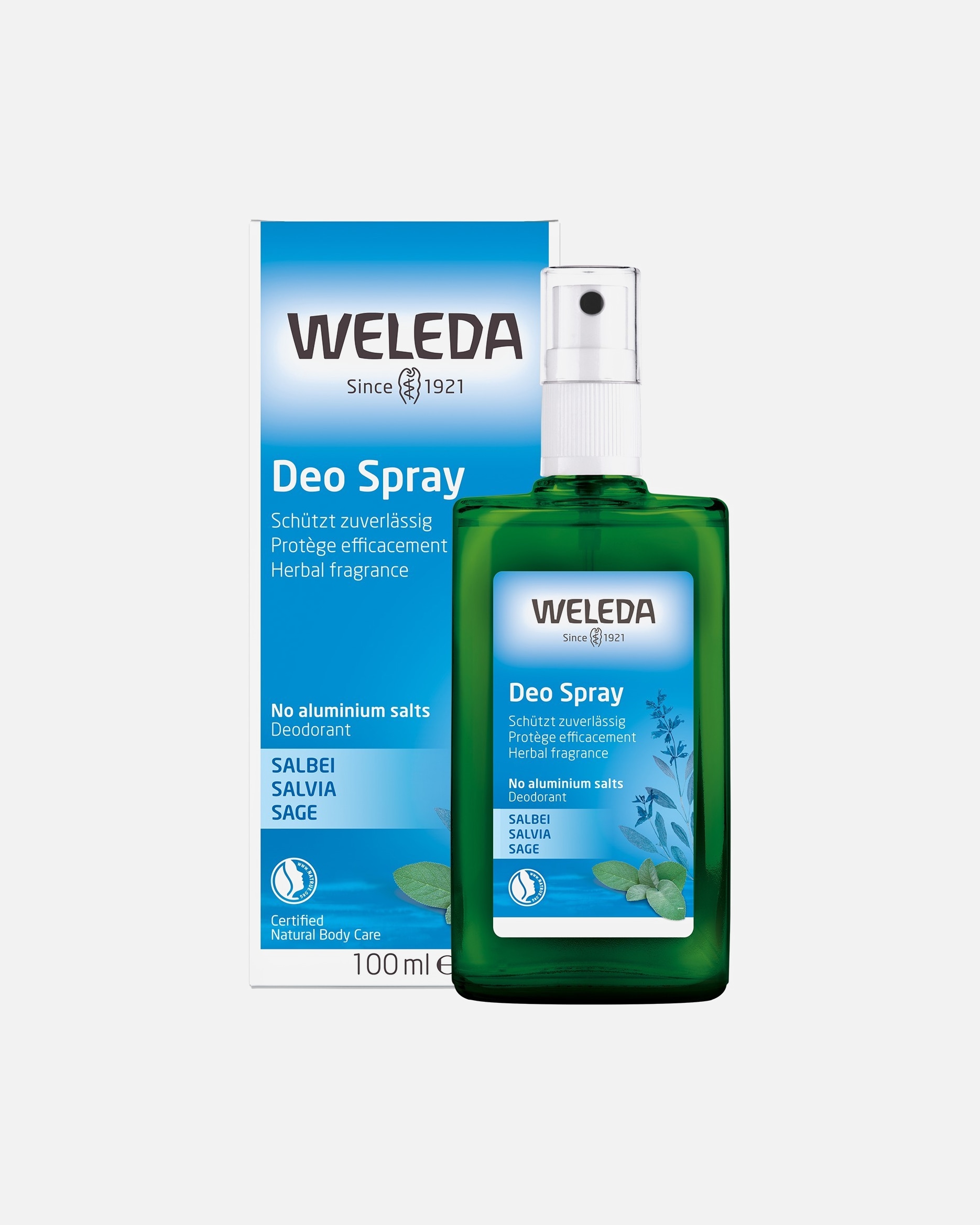 Deodorant für Unisex Weleda Herbal Fresh Deo Spray Salbei 100 ml