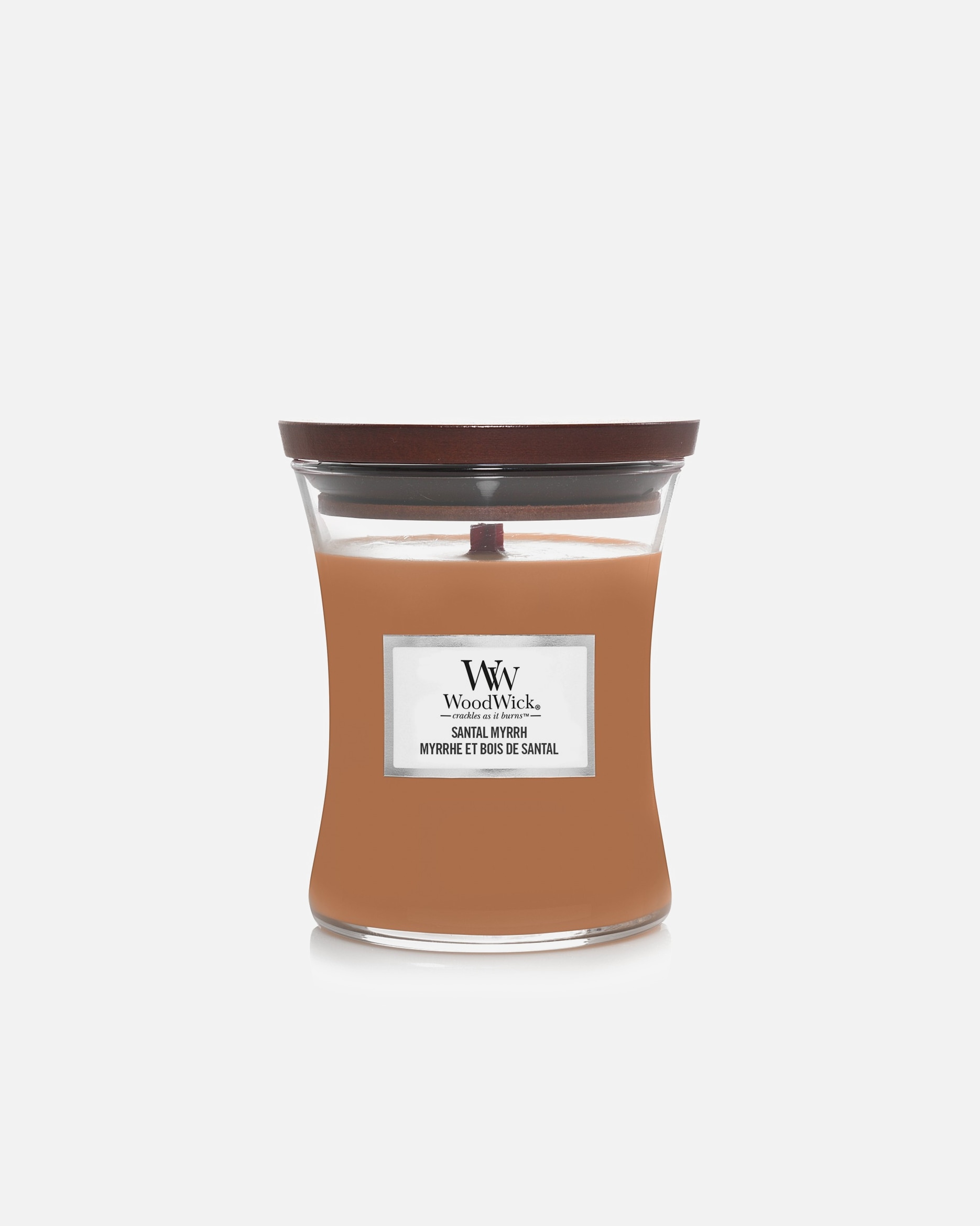 Kerze für Unisex WoodWick Santal Myrrh 275 Gramm