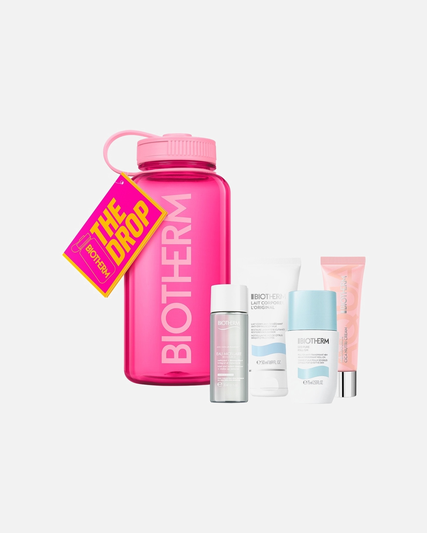 Gesichtspflegeset für Unisex Biotherm Aquasource The Drop-Set Pink 1 Stück