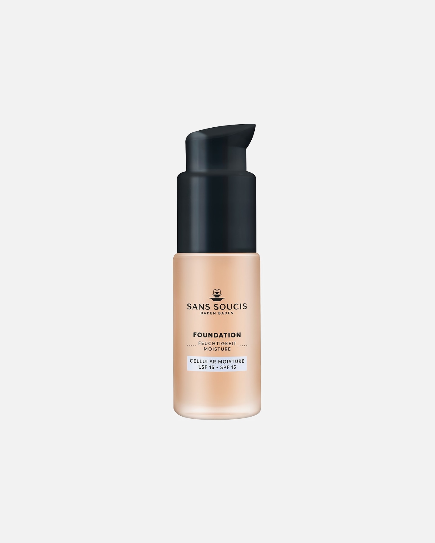 Foundation für Unisex Sans Soucis Pure Matt 50 Sport Rosé LSF 15 Nr. 30 - Warm Beige