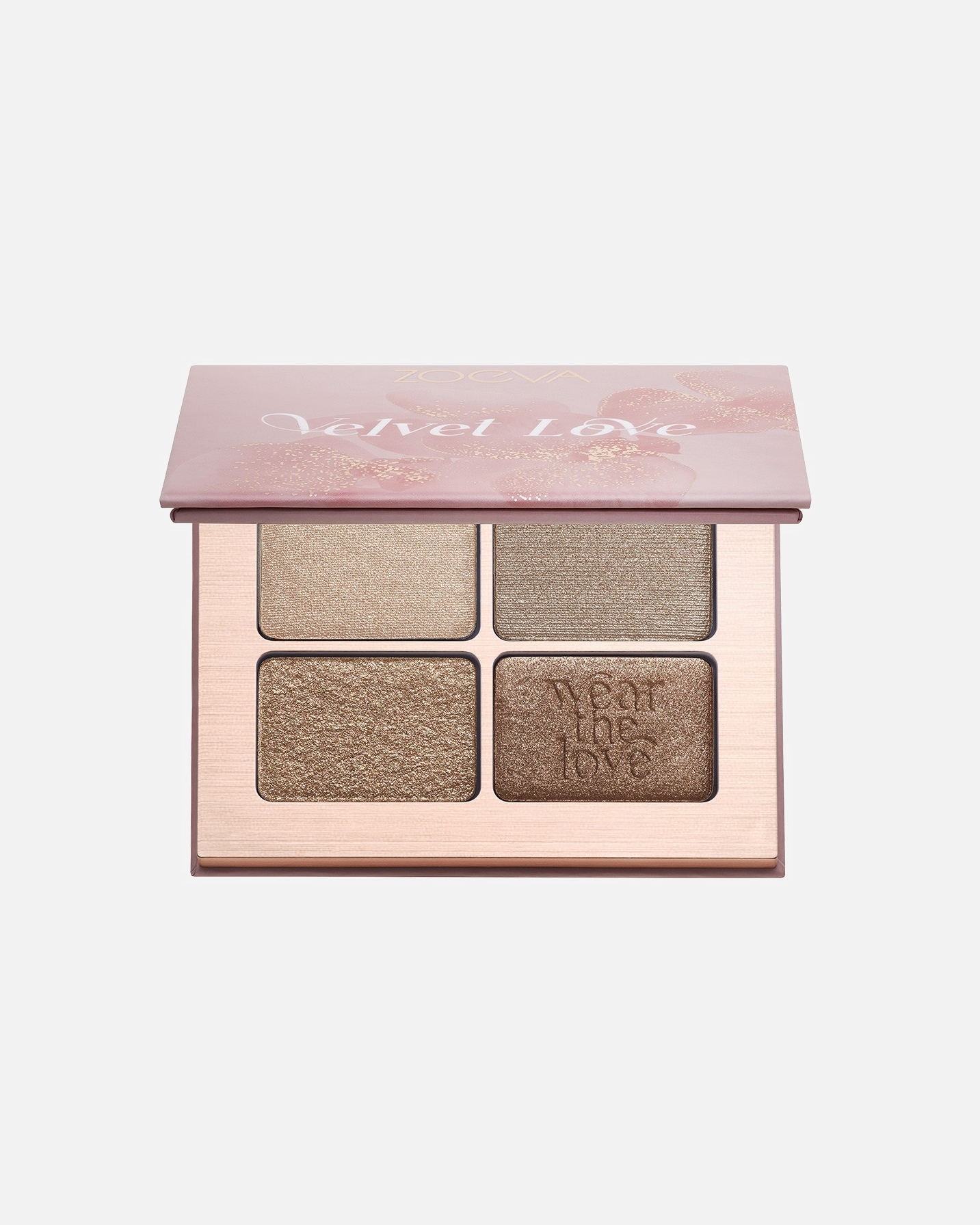 Lidschatten für Unisex ZOEVA VELVET LOVE EYESHADOW QUAD GLORIOUS GOLDEN EYES