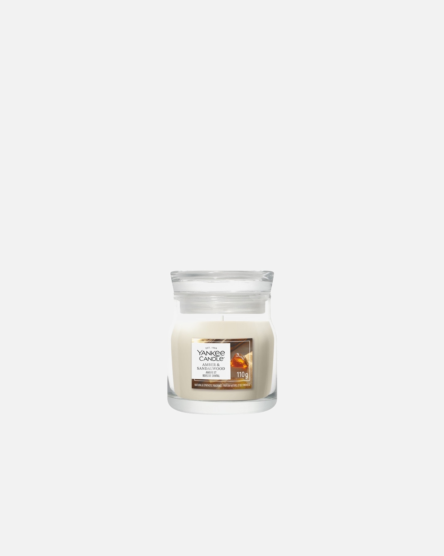 Kerze für Unisex YANKEE CANDLE Amber & Sandalwood 110 g