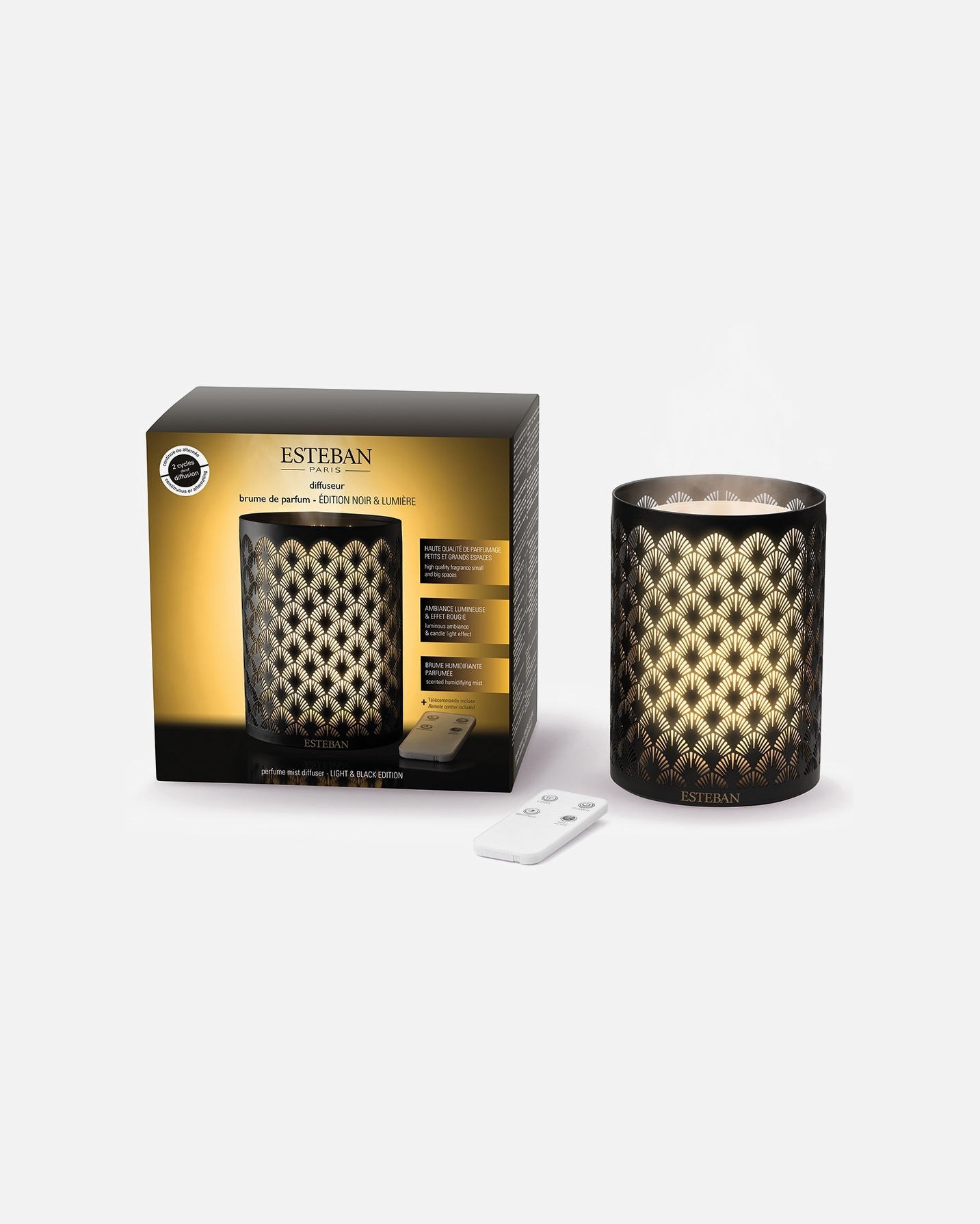 Raumduft für Unisex Esteban Duftverteiler Parfümnebel - Schwarz 1 Stk.