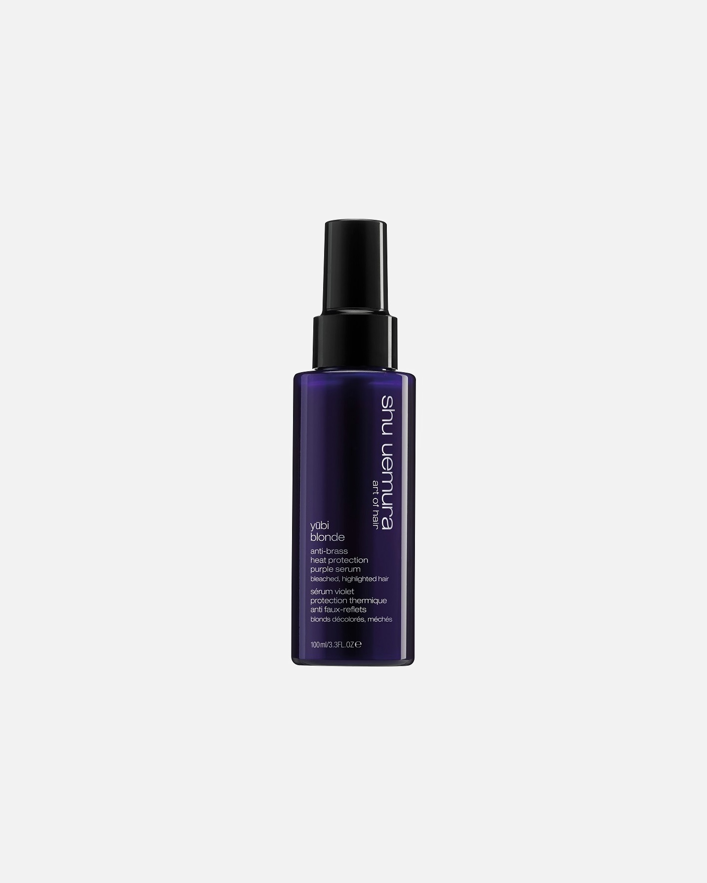 Haarserum für Unisex Shu Uemura Yūbi Blonde Anti-Brass Heat Protection Purple 100 ml