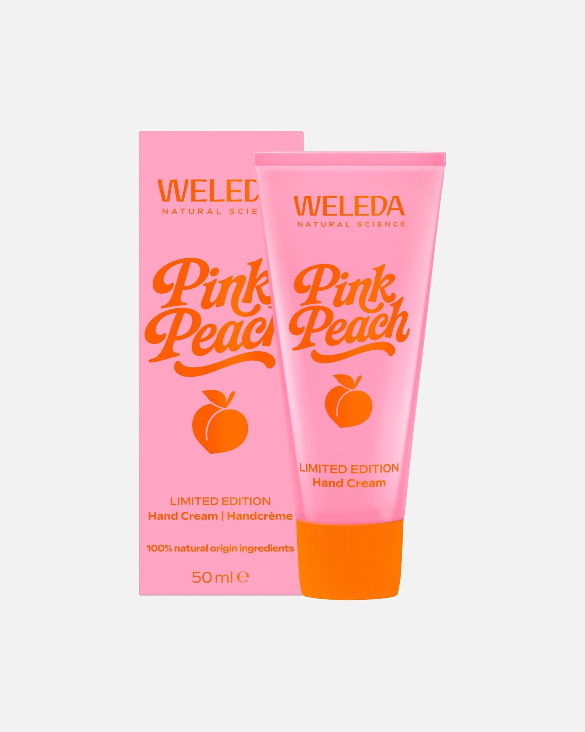 Handcreme für Unisex Weleda Pink Peach Limited Edition 50 ml