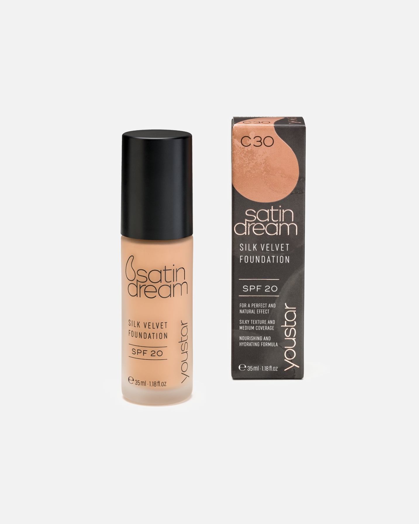 Foundation für Unisex youstar Satin Dream C30