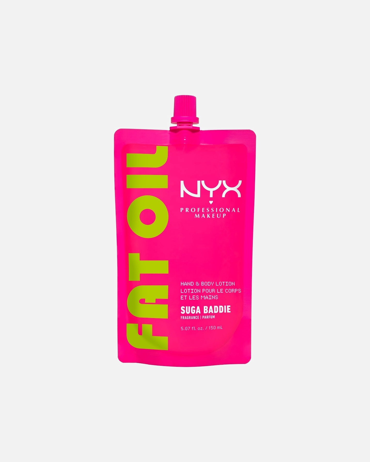 Bodylotion für Unisex NYX Professional Makeup Fat Oil Body Hand- und Körperlotion Suga Baddie 150 ml