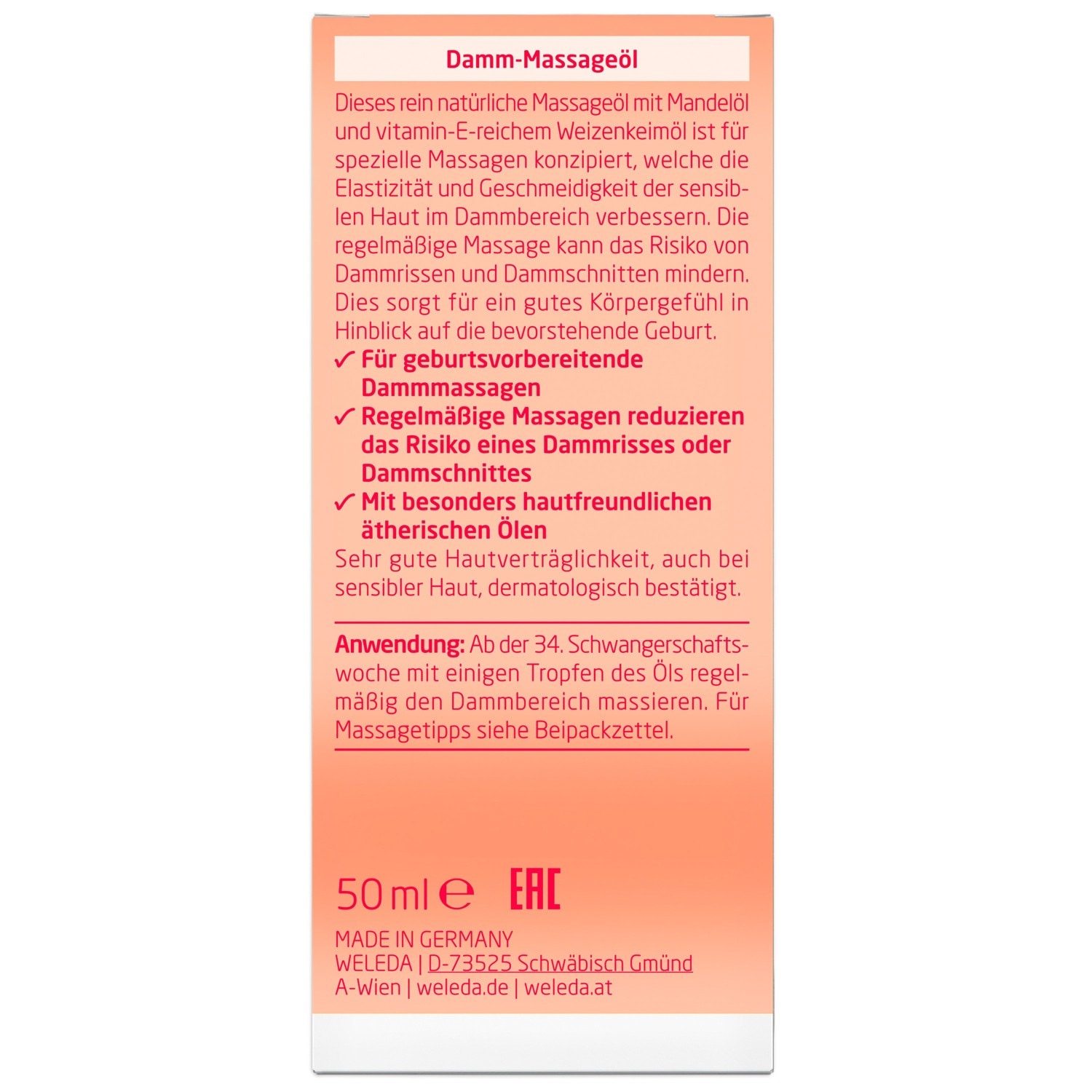 Weleda Damm-Massagel Krperl online kaufen | DOUGLAS Weleda Damm-Massagel Krperl online kaufen | DOUGLAS