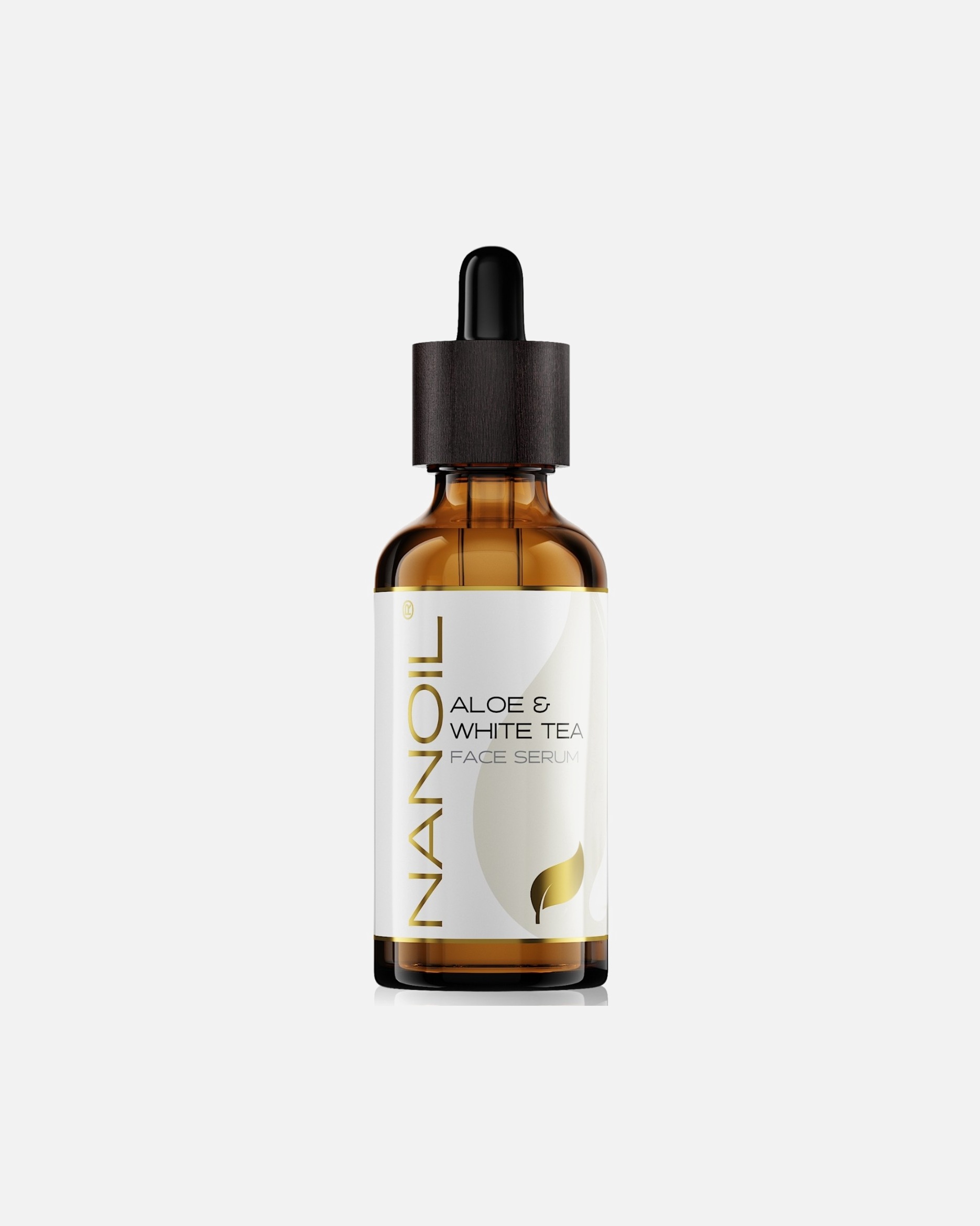 Anti-Aging Serum für Unisex Nanoil Nanoil Gesichtsserum aloe vera & weisser tee 50 ml