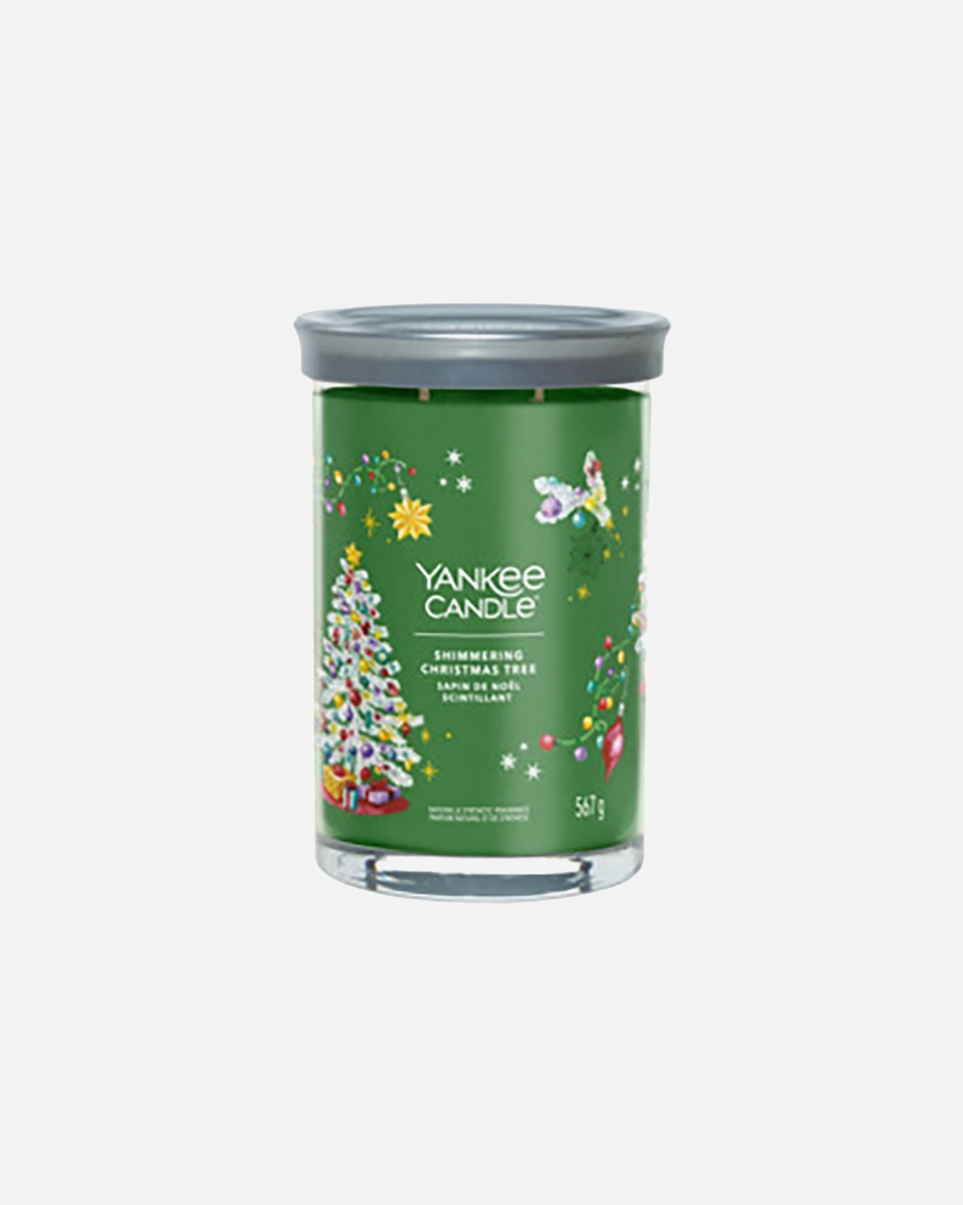 Kerze für Unisex YANKEE CANDLE GROSSER TUMBLER SHIMMERING CHRISTMAS TREE 567 Gramm