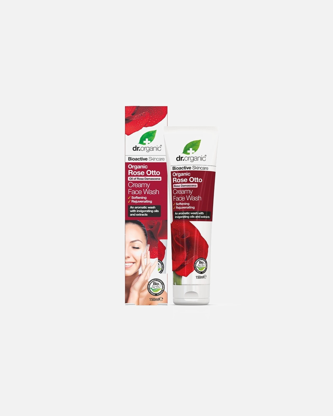 Reinigungscreme für Unisex Dr. Organic Rose Otto Gesichtswasser 150 ml
