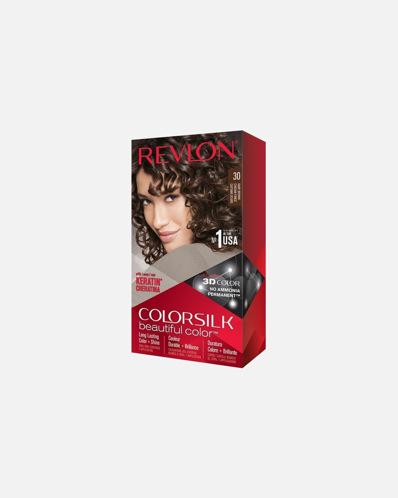 Haarfarbe für Unisex Revlon ColorSilk Beautiful Color 1 Stück
