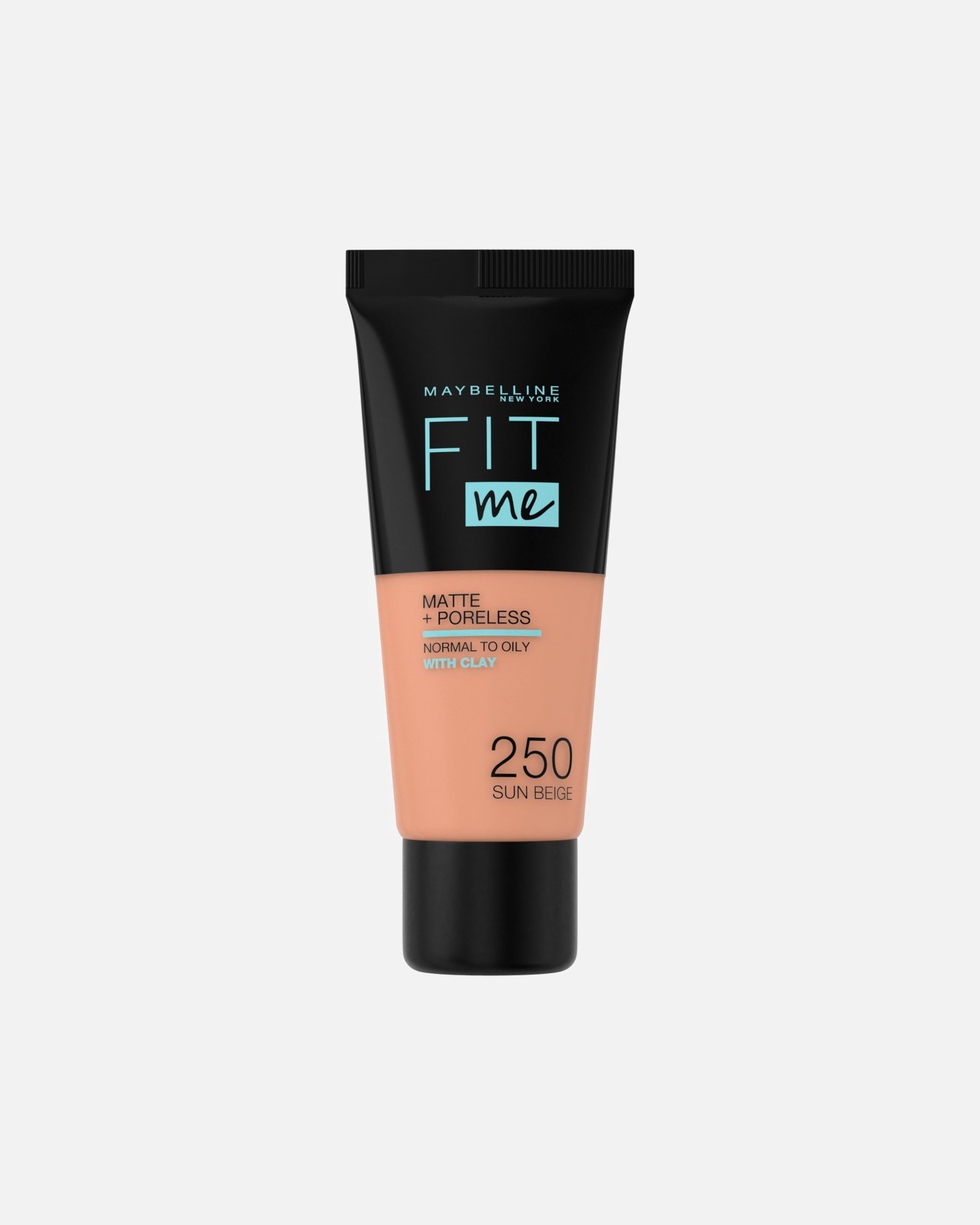 Foundation für Unisex Maybelline Fit Me Matte & Poreless 250 Sun Beige