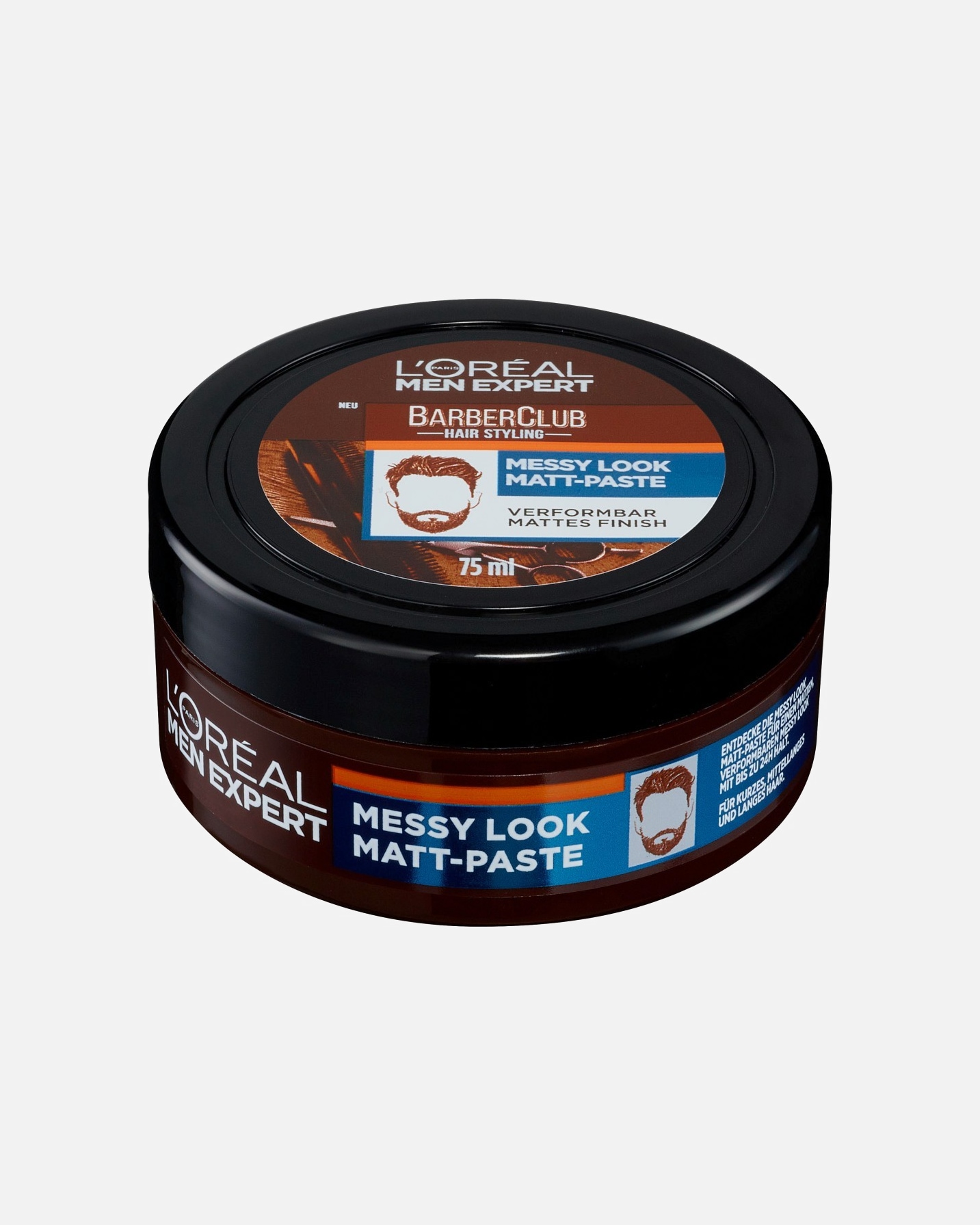Haarwachs für Männlich L´OrÉal Men Expert Barber Club Messy Look Matt Paste 75 ml