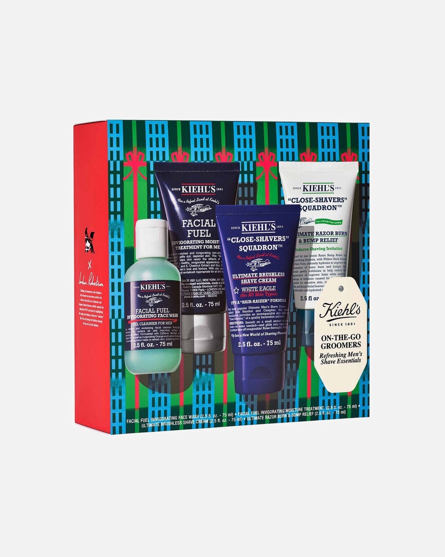 Gesichtspflegeset für Männlich Kiehl’s Facial Fuel Men's Bundle 1 Stück