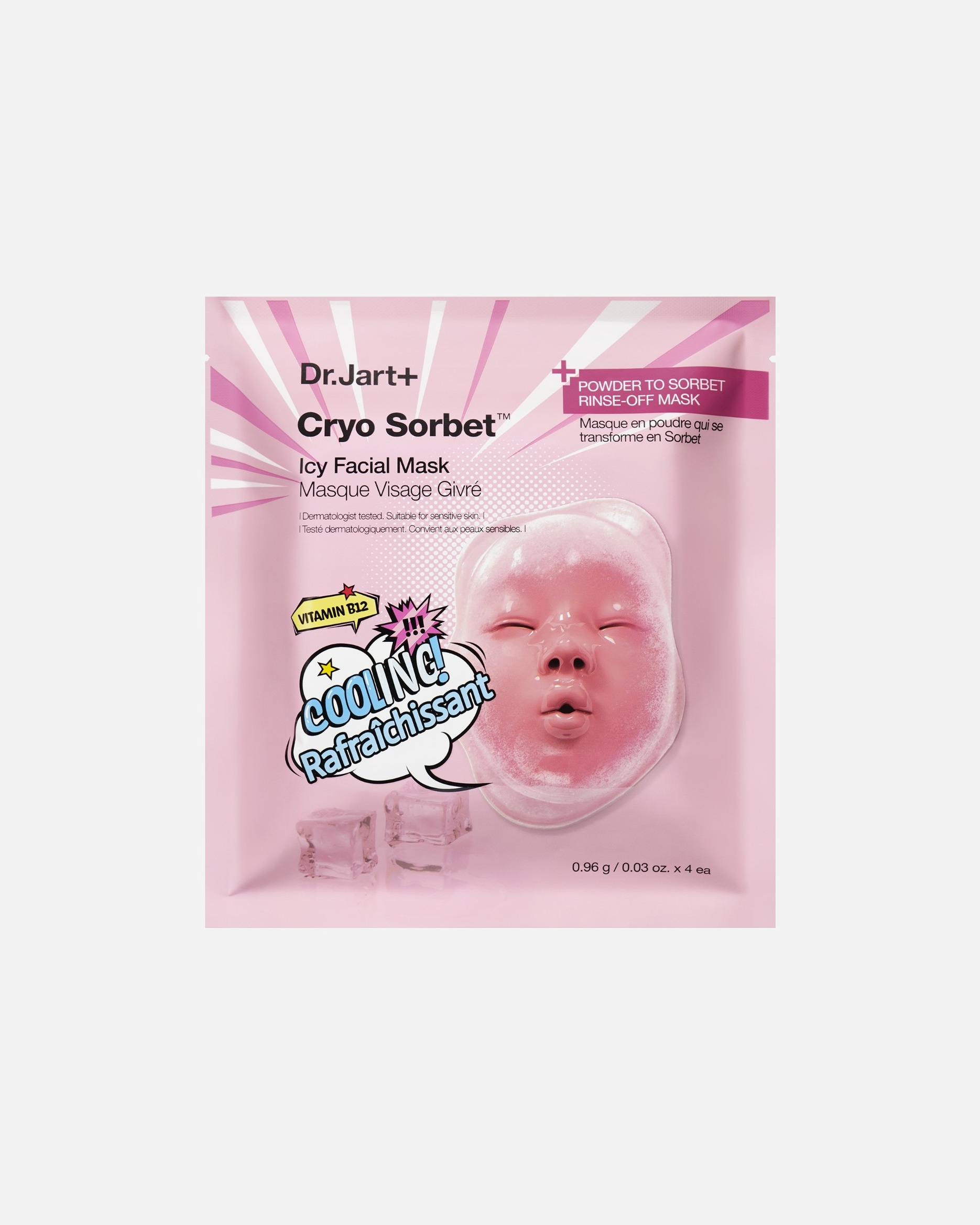 Feuchtigkeitsmaske für Unisex Dr. Jart+ Cryo Rubber Cryo Sorbet Mask 1 Stück