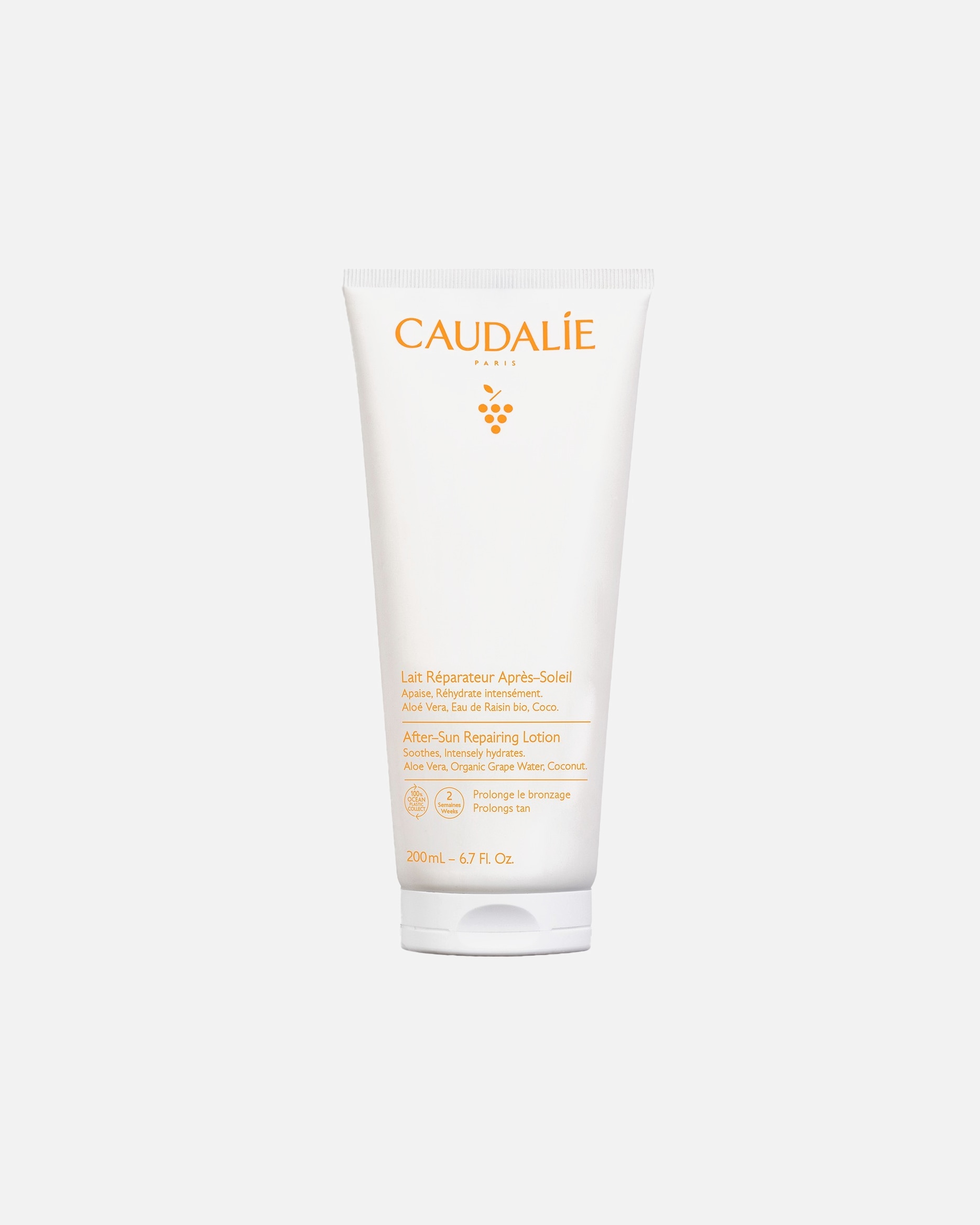 After Sun Body für Unisex Caudalie Vinosun Protect Reparierende Pflegemilch 200 ml