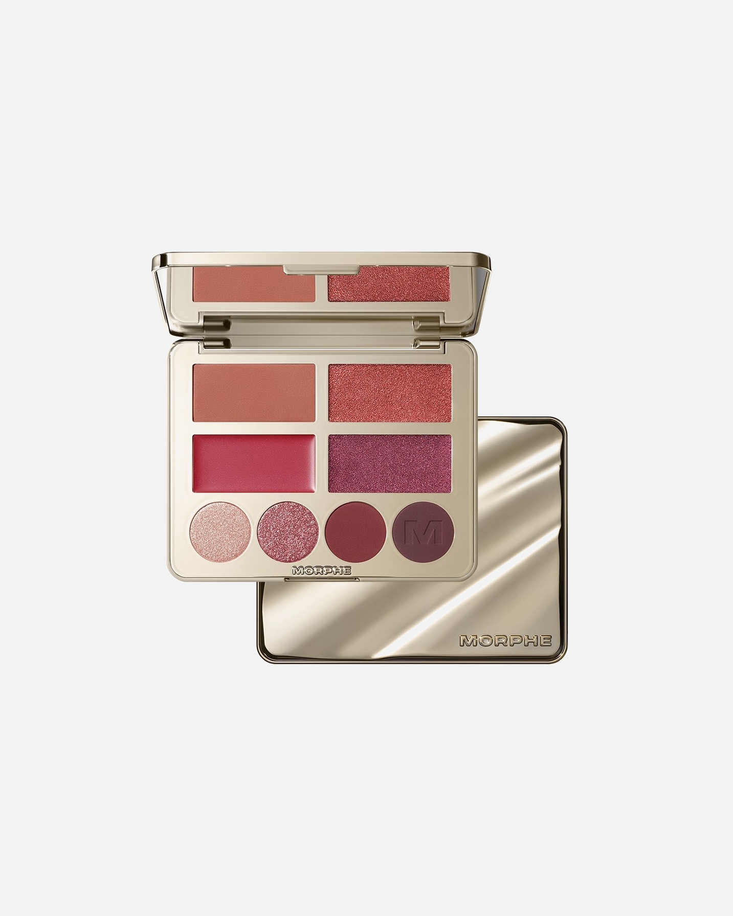 Lidschatten für Unisex Morphe Holiday Collection Glass Half Full Face & Eye Palette 17 g