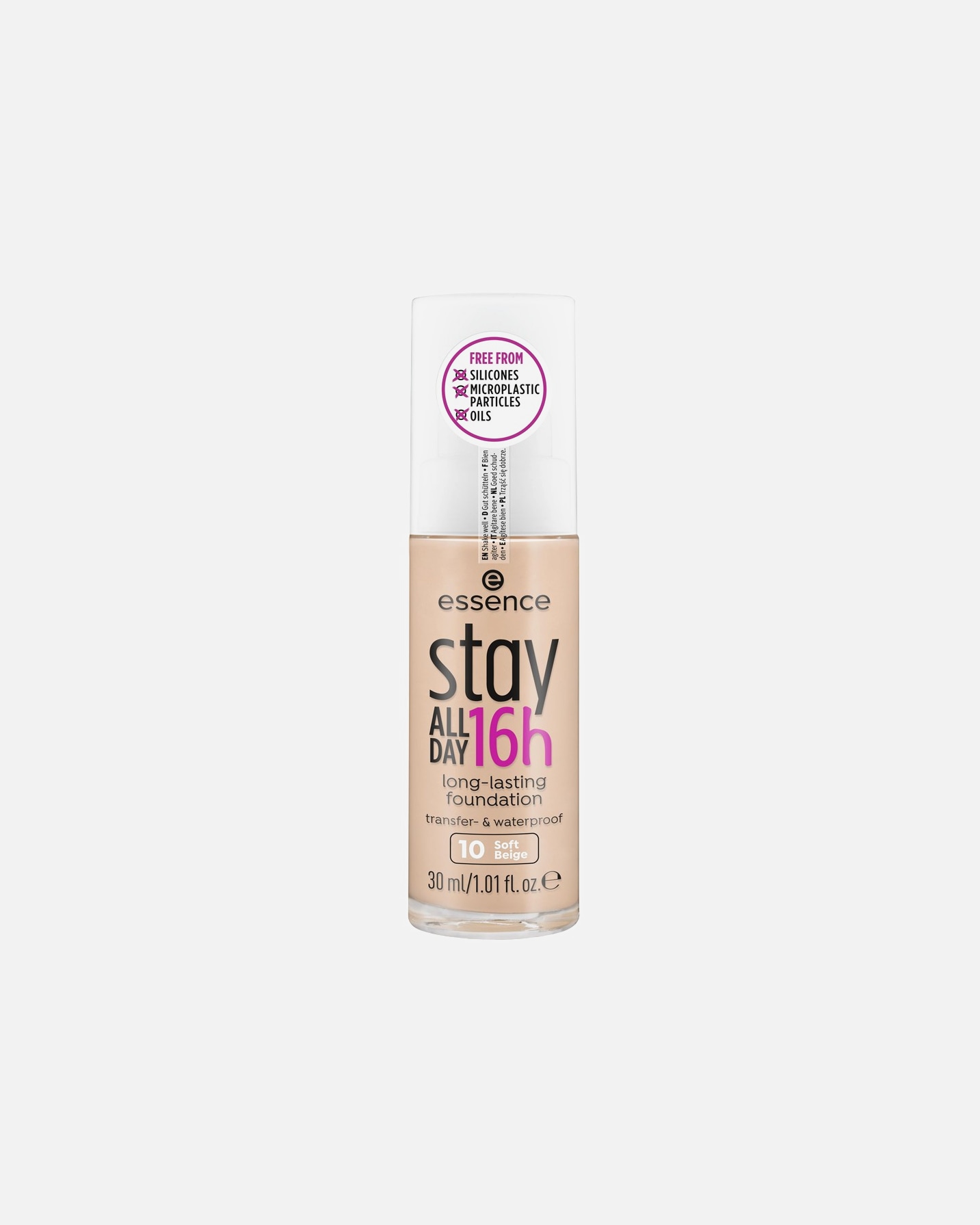 Foundation für Unisex Essence Stay All Day 16h long-lasting 10 - SOFT BEIGE