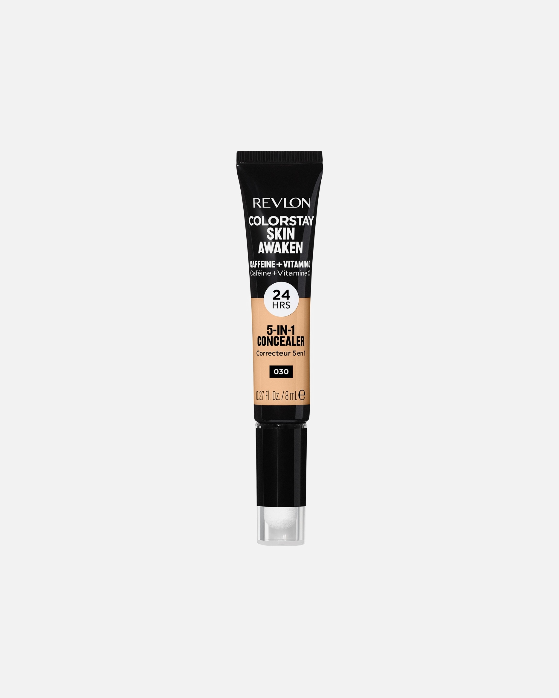 Concealer für Unisex Revlon ColorStay™ Revlon ColorStay Skin Awaken 5-in-1, Leichter, langanhaltender Gesichtskorrektor mit Koffein und Vitamin C, für Unreinheiten, dunkle Kreise, 005 Fair 9.192 Gramm