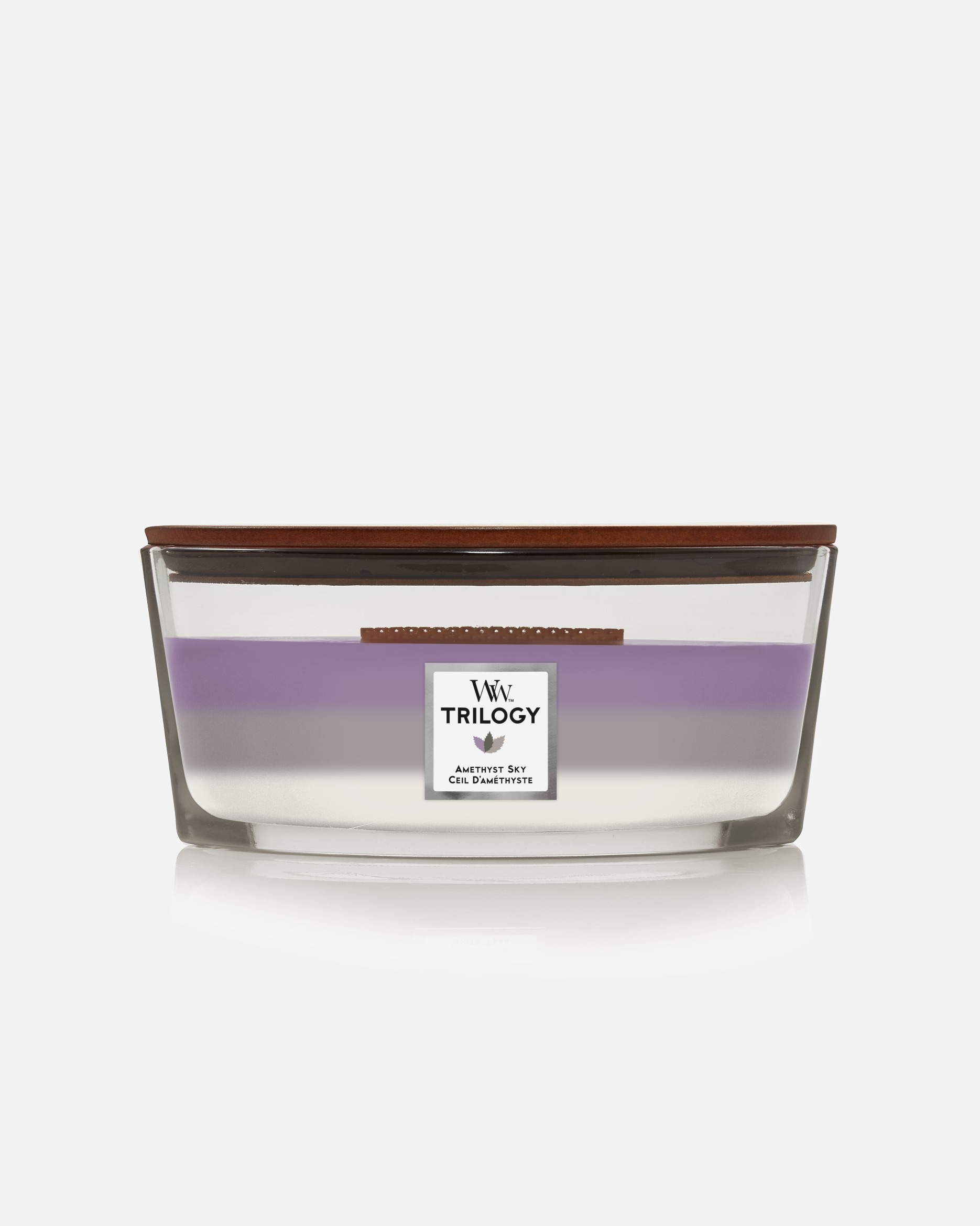 Kerze für Unisex WoodWick Trilogy Amethyst Sky 454 g
