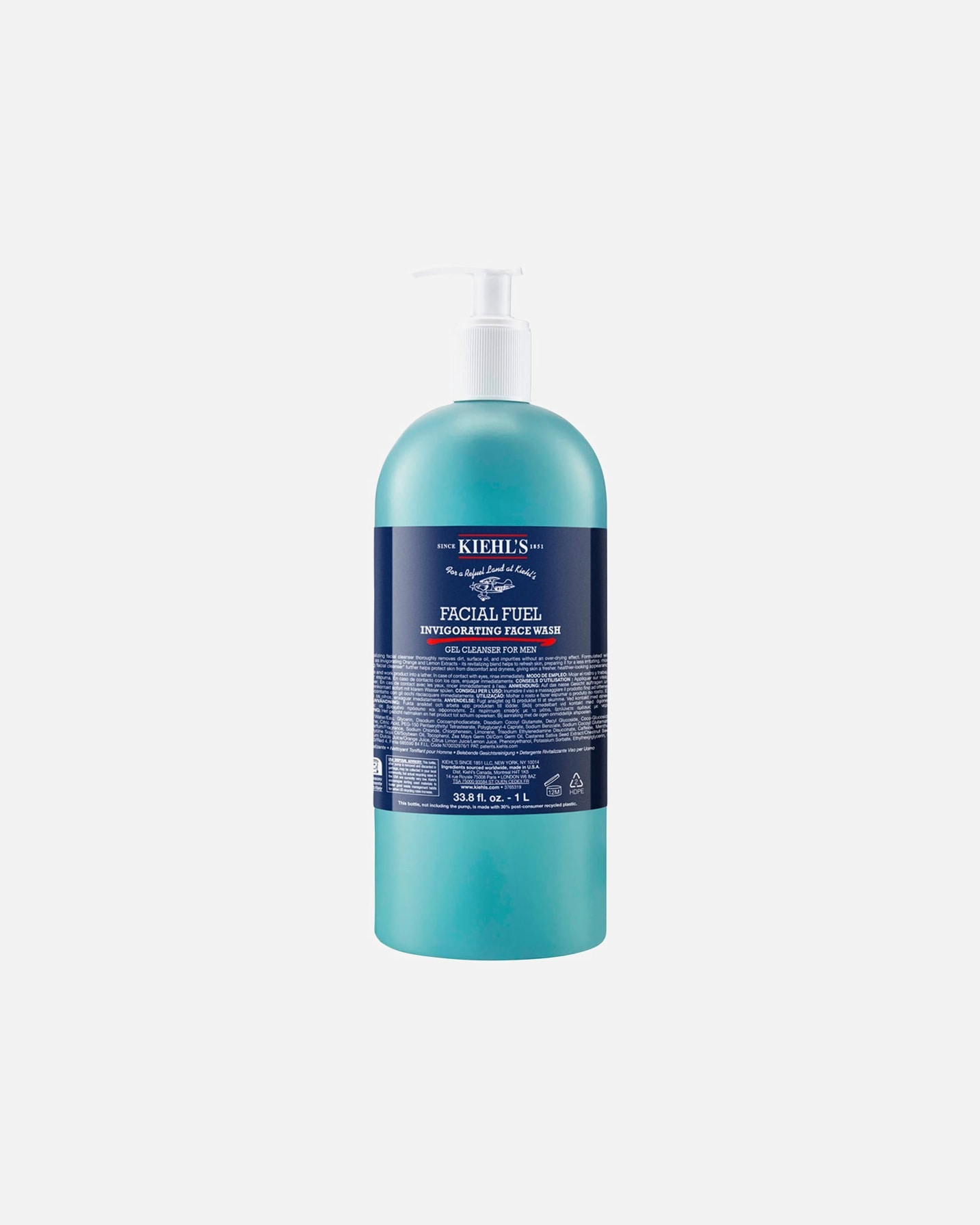 Reinigungsgel für Männlich Kiehl’s Facial Fuel Energizing Face Wash 1000 ml