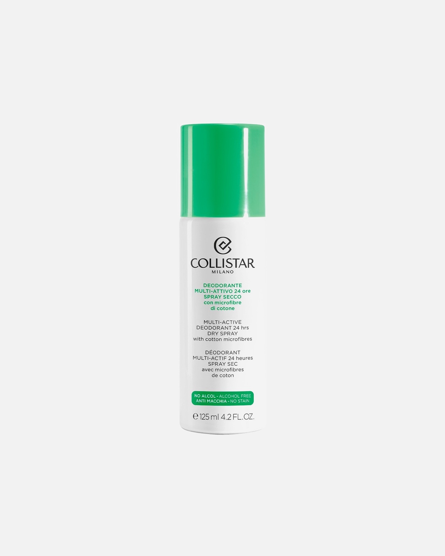 Deodorant für Unisex Collistar Speciale Corpo Perfetto Multi-Active 24 Hours Dry Spray 125 ml