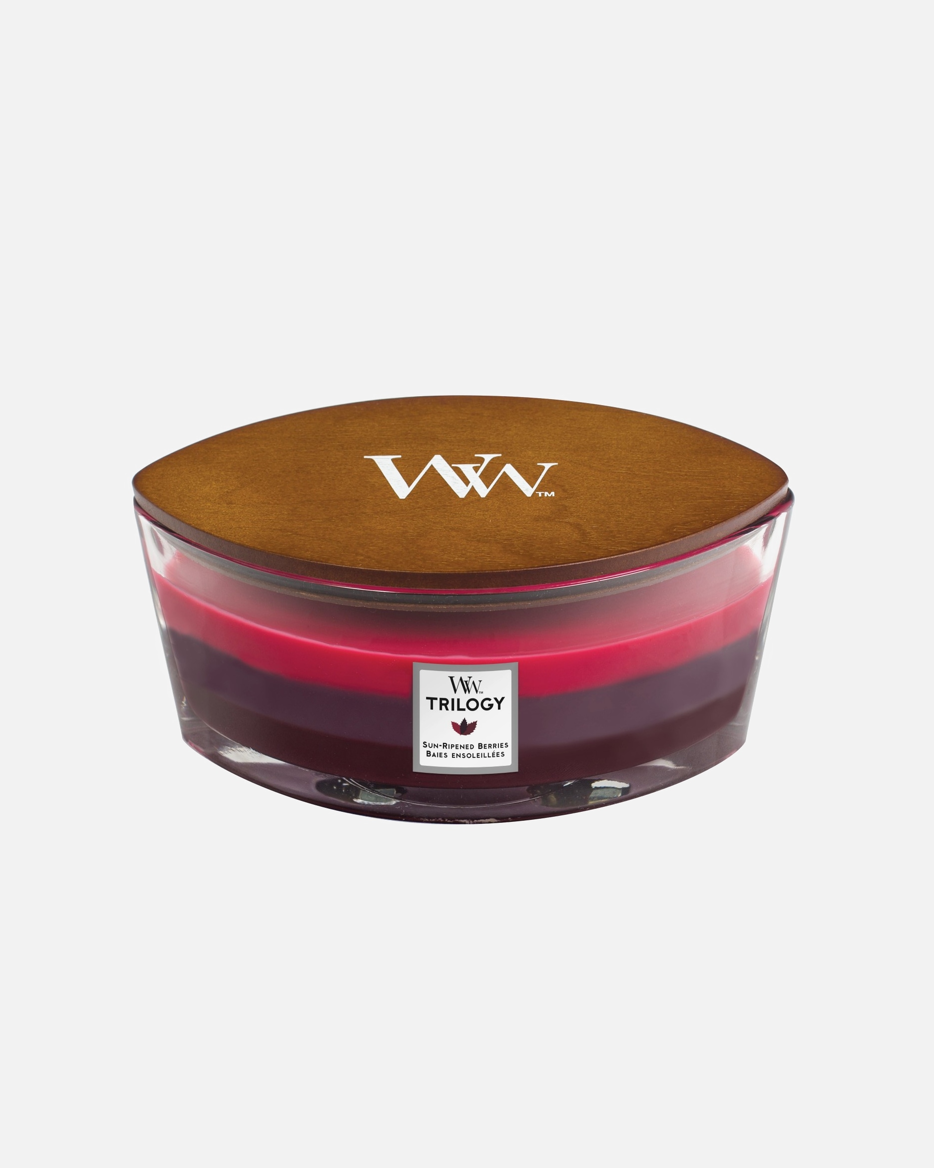 Kerze für Unisex WoodWick Trilogy Sun-Ripened Berries 454 g