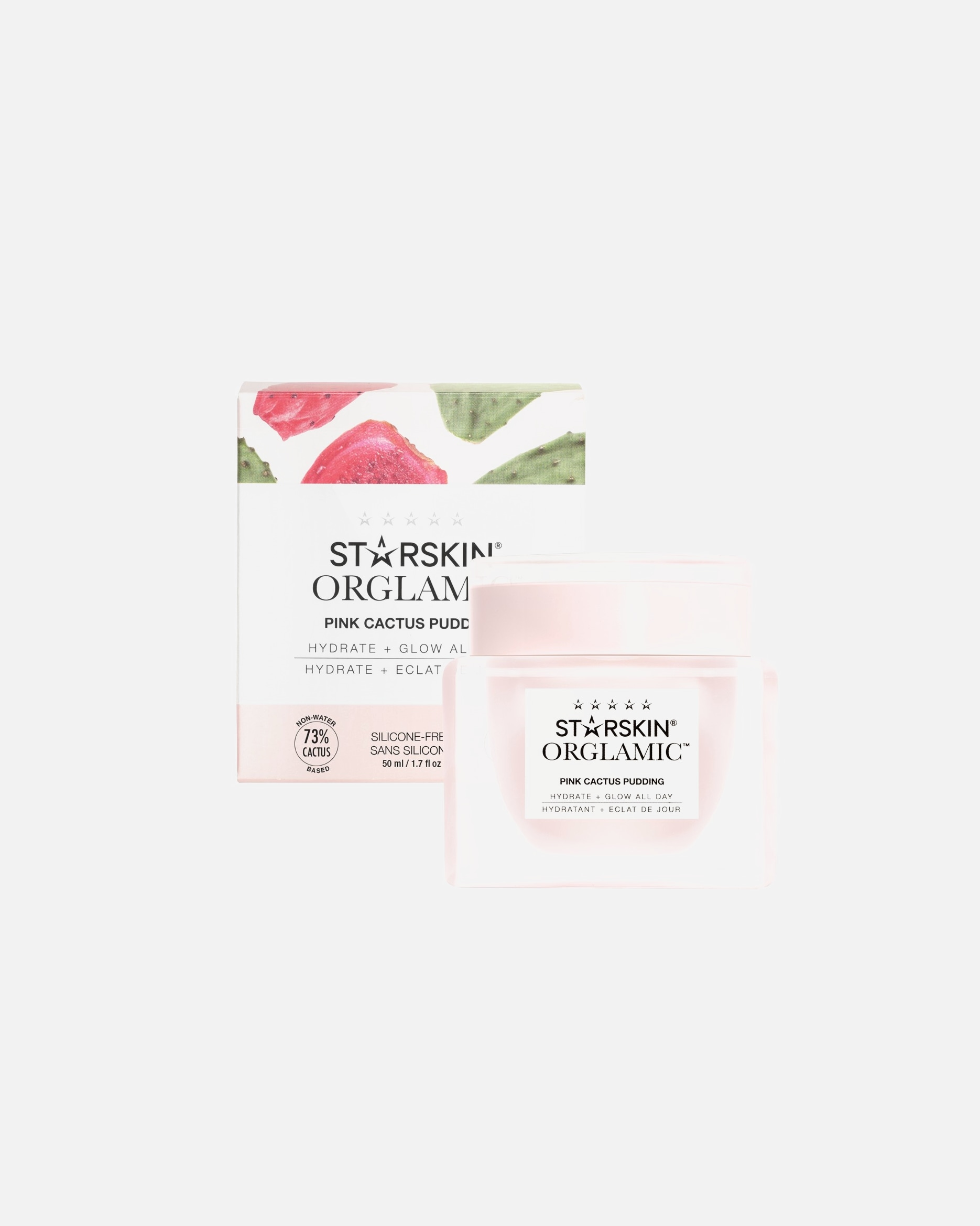 Gesichtsemulsion für Unisex STARSKIN ® Orglamic™ Pink Cactus Pudding 1 Stück